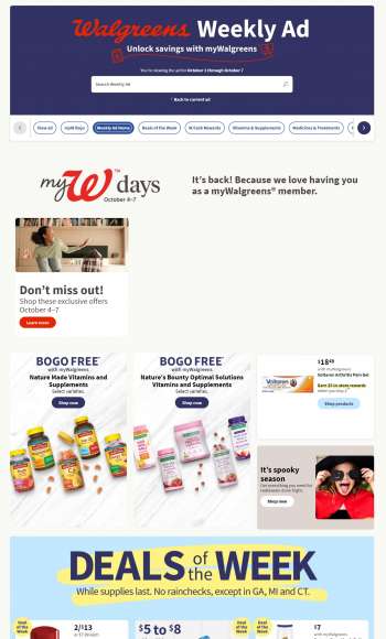 Walgreens Ad - Weekly Ad