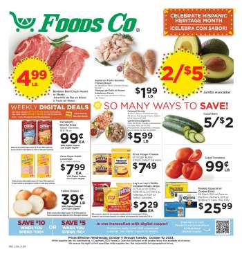 Foods Co Ad - Weekly Ad