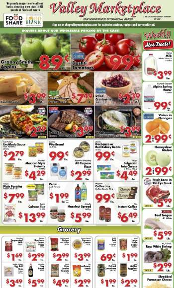 Valley Marketplace Ad - Weekly Ad