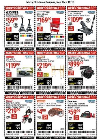 thumbnail - Harbor Freight Beckley weekly ads