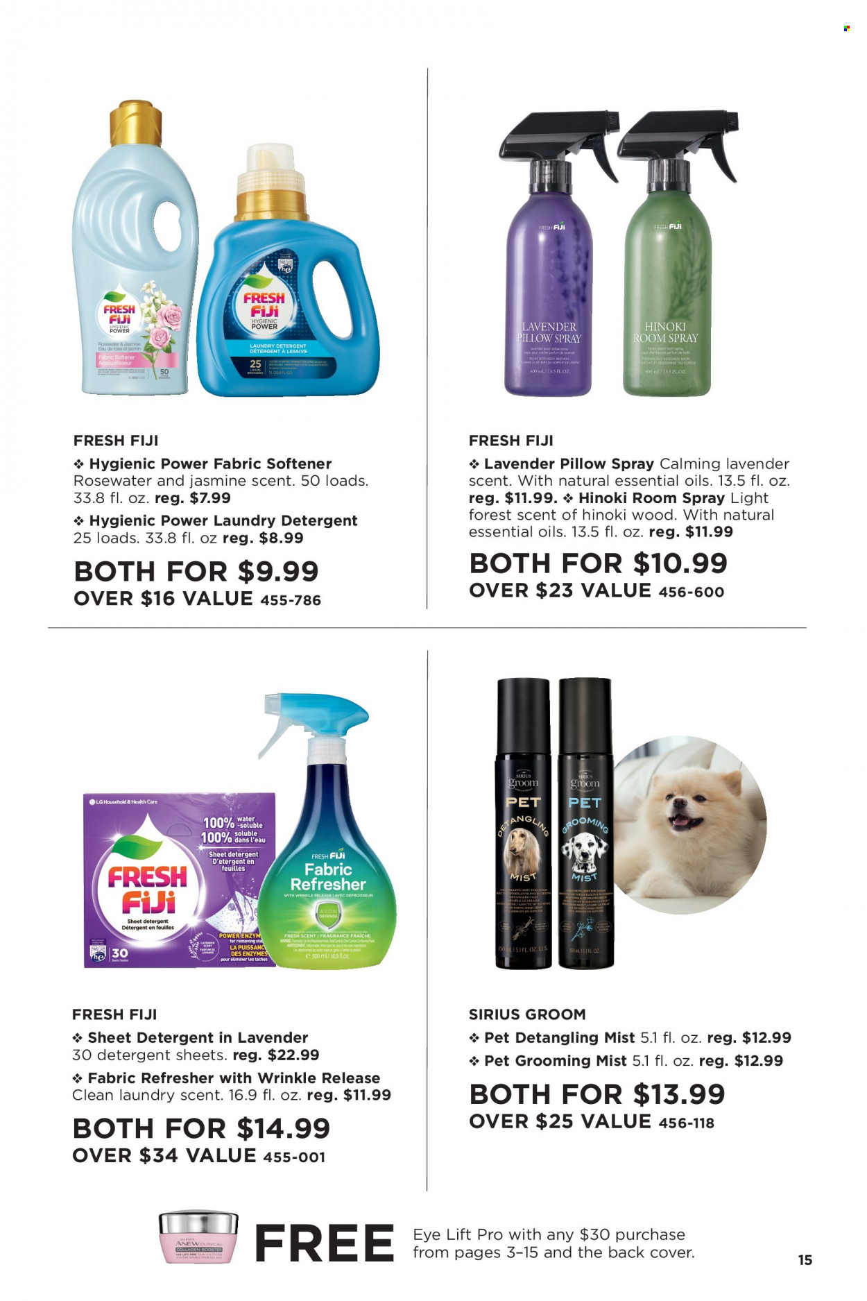 thumbnail - Avon Flyer - Sales products - refresher. Page 15.