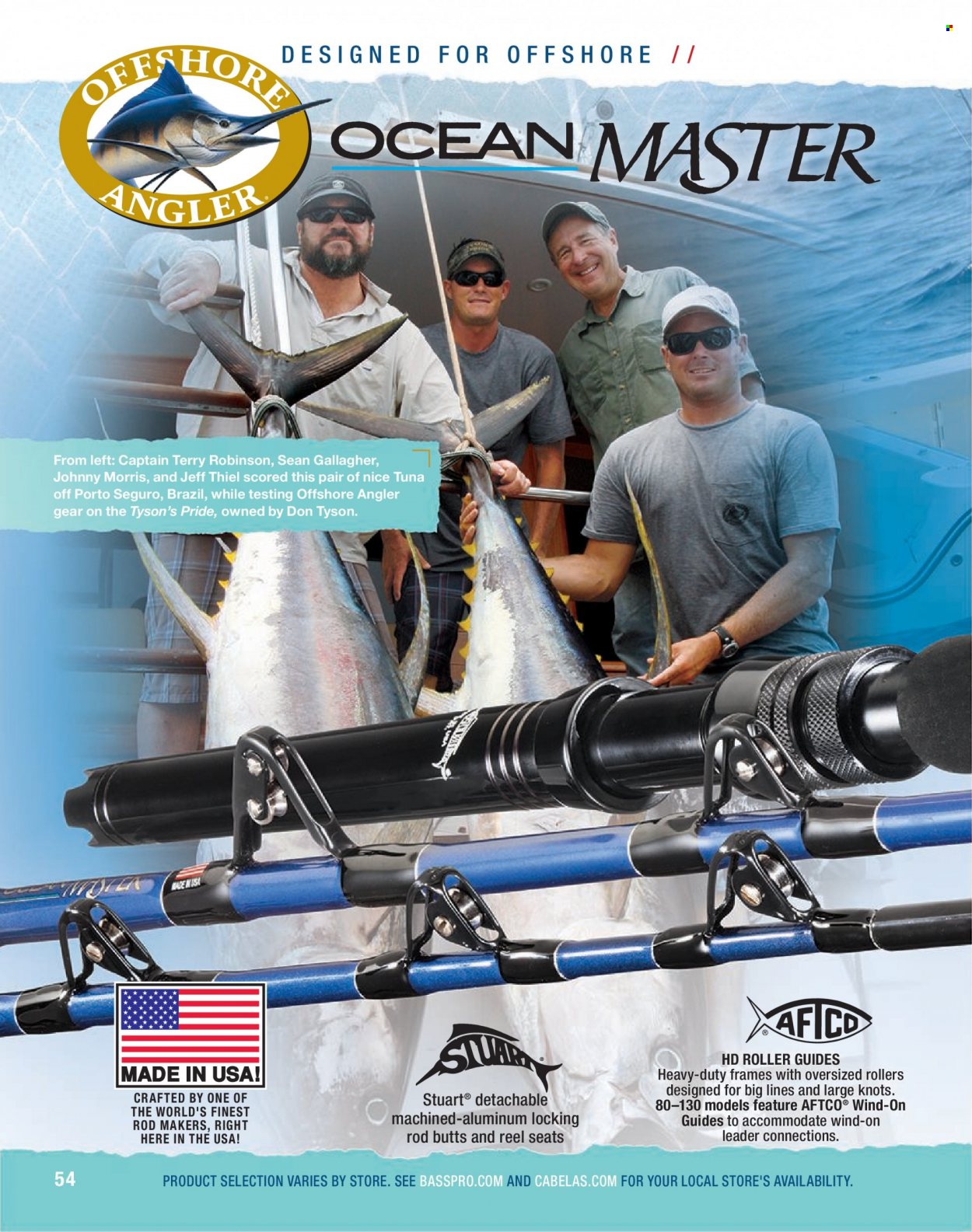 thumbnail - Bass Pro Shops Flyer - Sales products - reel, roller. Page 54.