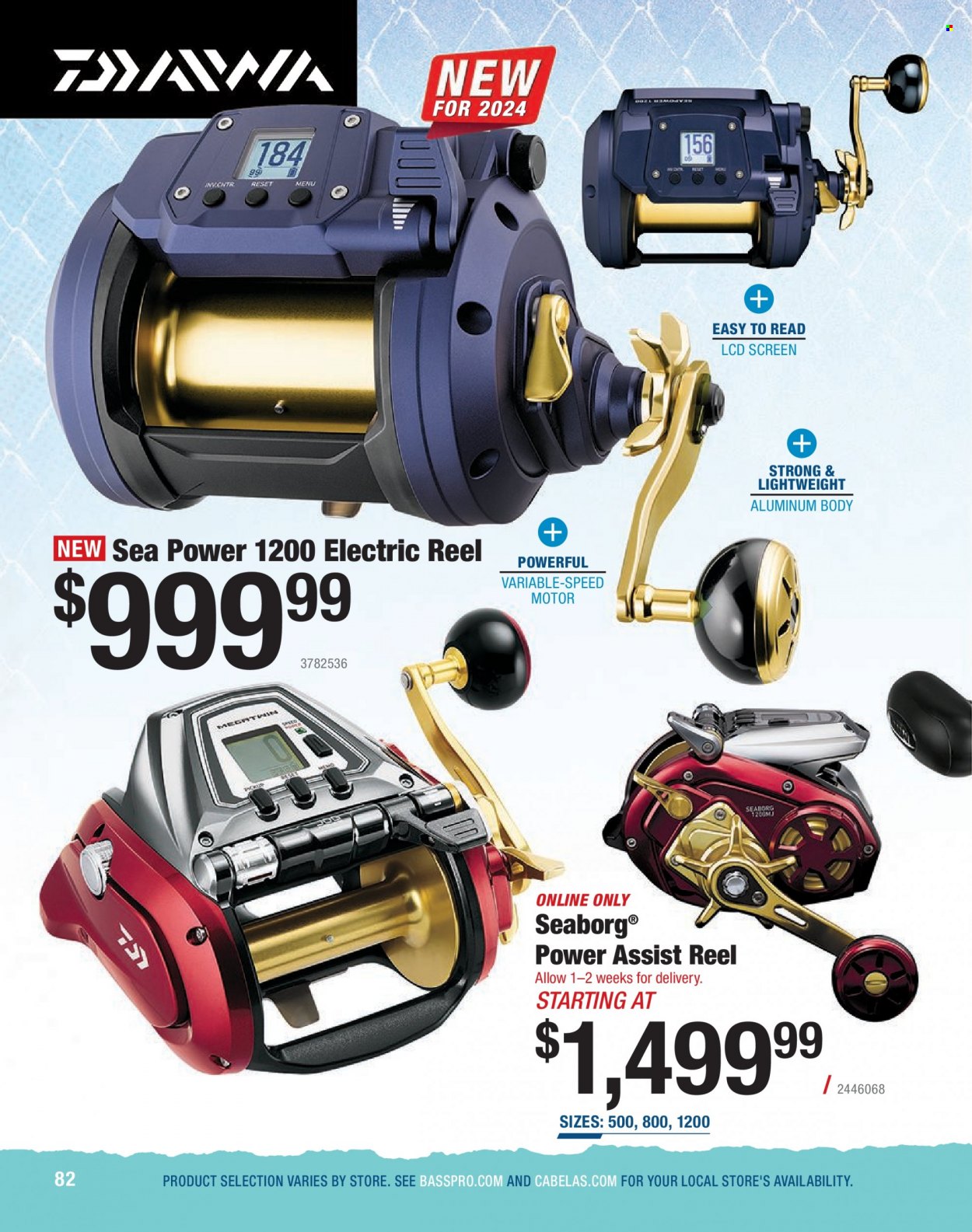 thumbnail - Bass Pro Shops Flyer - Sales products - reel. Page 82.