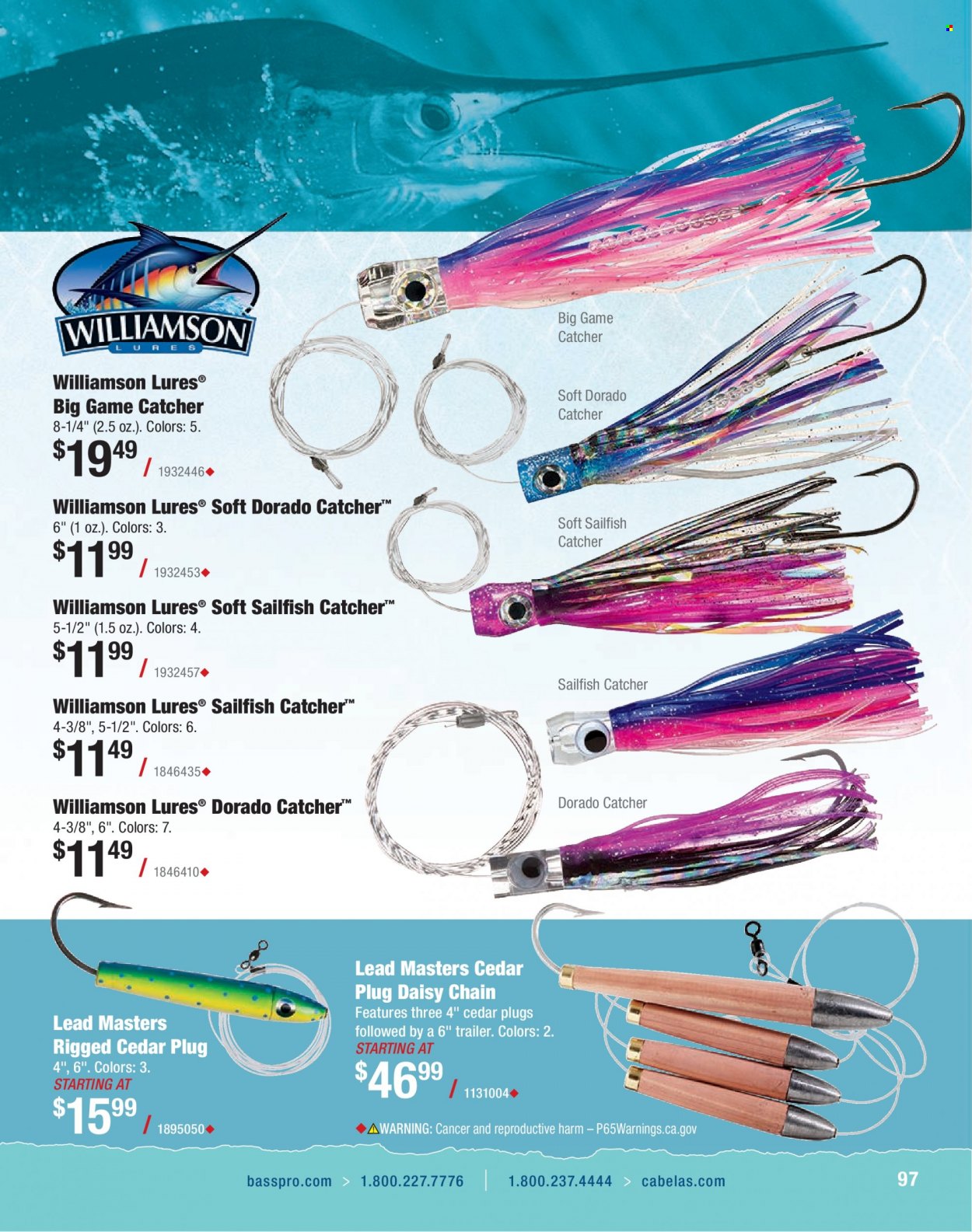 thumbnail - Bass Pro Shops Flyer - Sales products - trailer. Page 97.