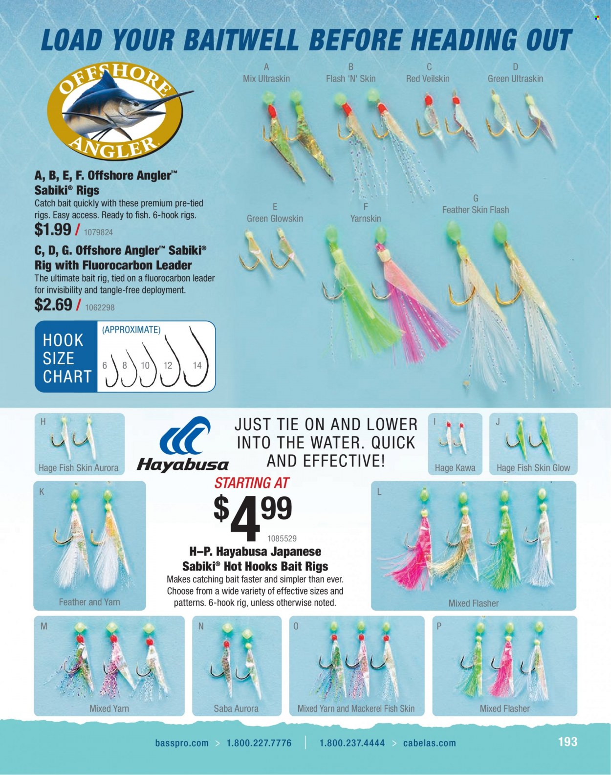 thumbnail - Bass Pro Shops Flyer - Sales products - fish, leader. Page 193.
