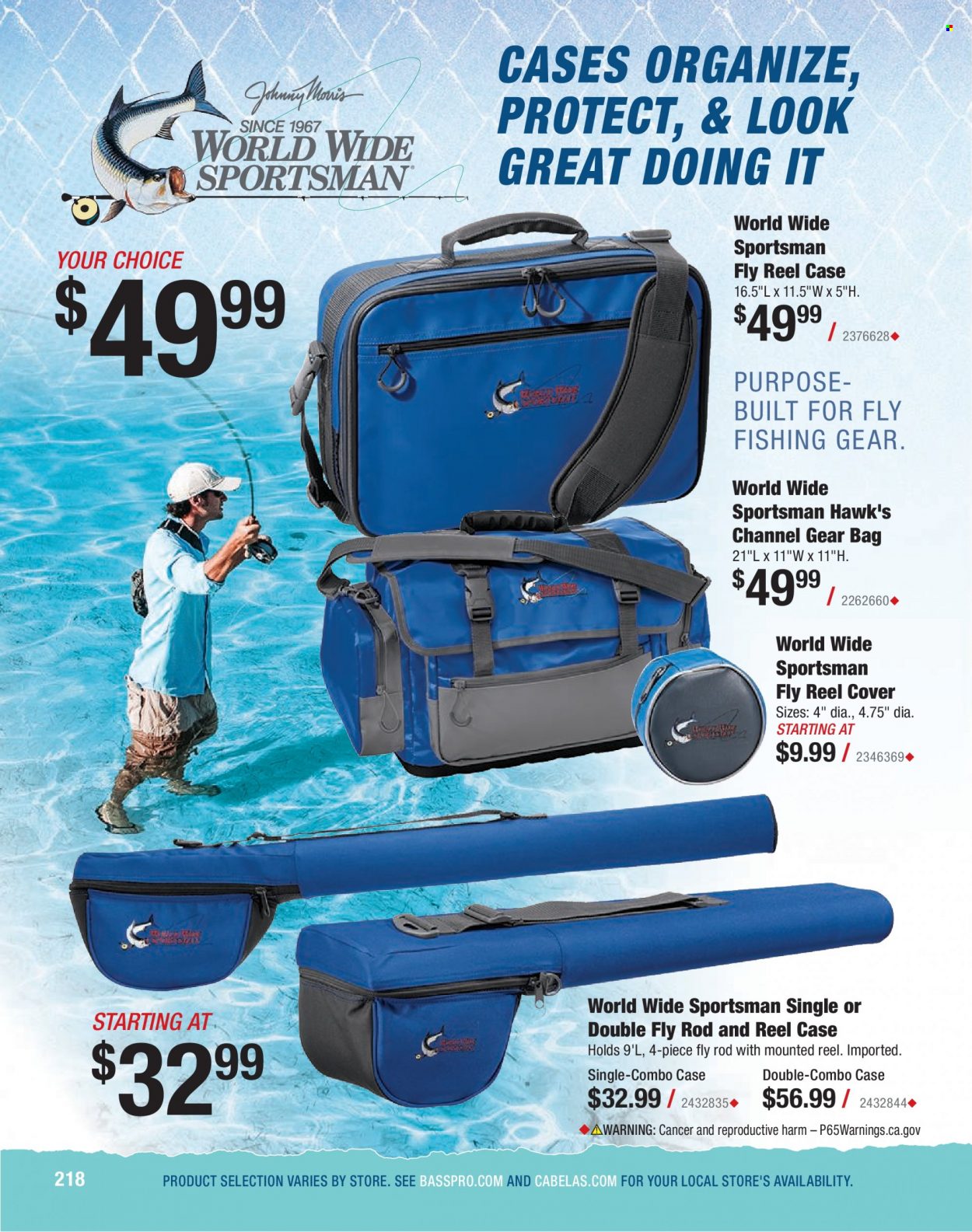 thumbnail - Bass Pro Shops Flyer - Sales products - bag. Page 218.
