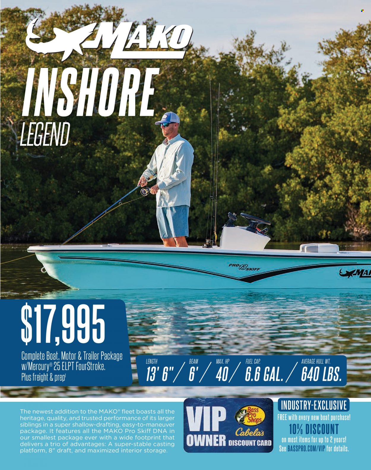 thumbnail - Bass Pro Shops Flyer - Sales products - Bass Pro, boat, trailer. Page 280.