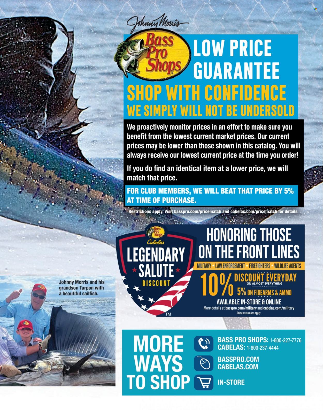 thumbnail - Cabela's Flyer - Sales products - Bass Pro, ammo. Page 5.