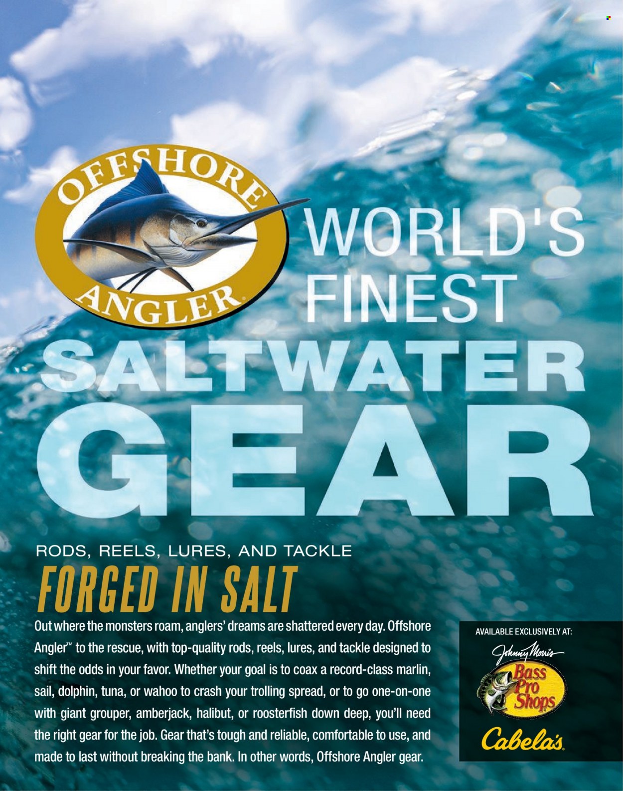 thumbnail - Cabela's Flyer - Sales products - goal, Bass Pro, marlin. Page 9.