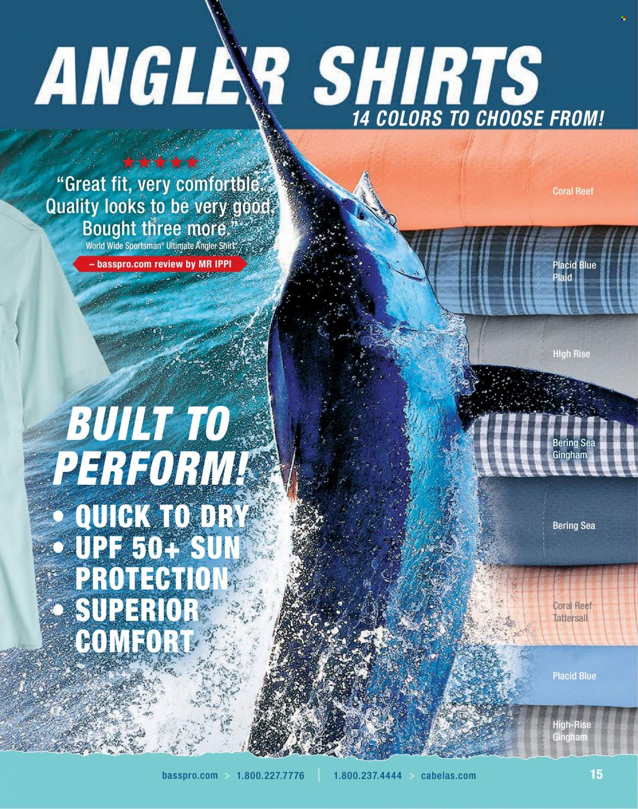thumbnail - Cabela's Flyer - Sales products - shirt. Page 15.