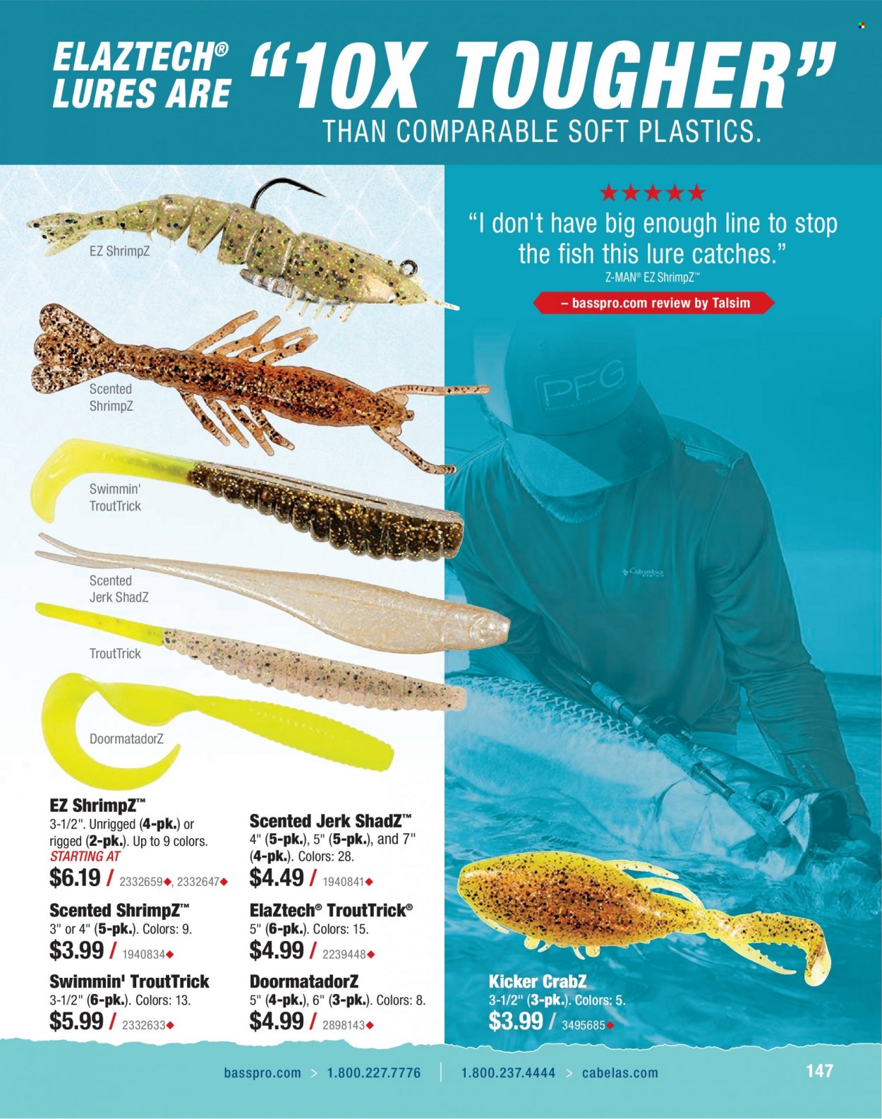 thumbnail - Cabela's Flyer - Sales products - fish. Page 147.