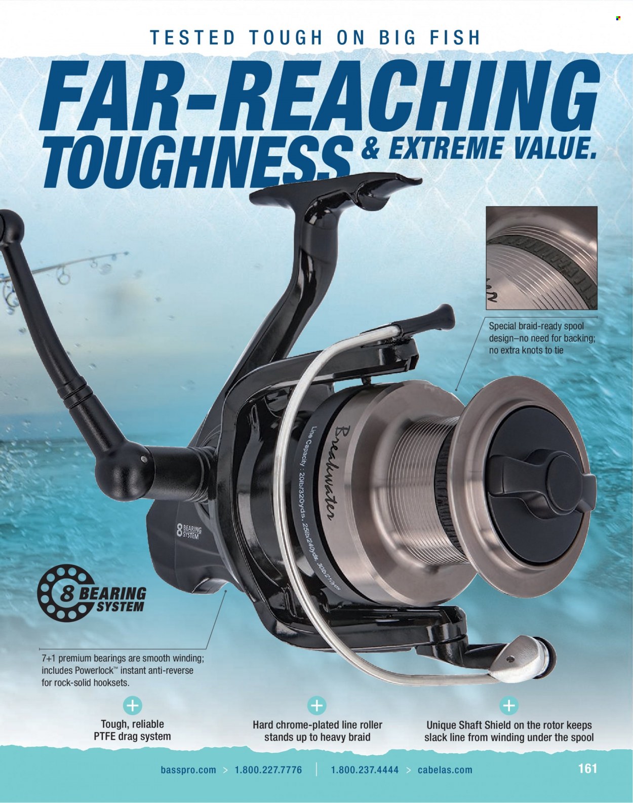 thumbnail - Cabela's Flyer - Sales products - fish, roller. Page 161.