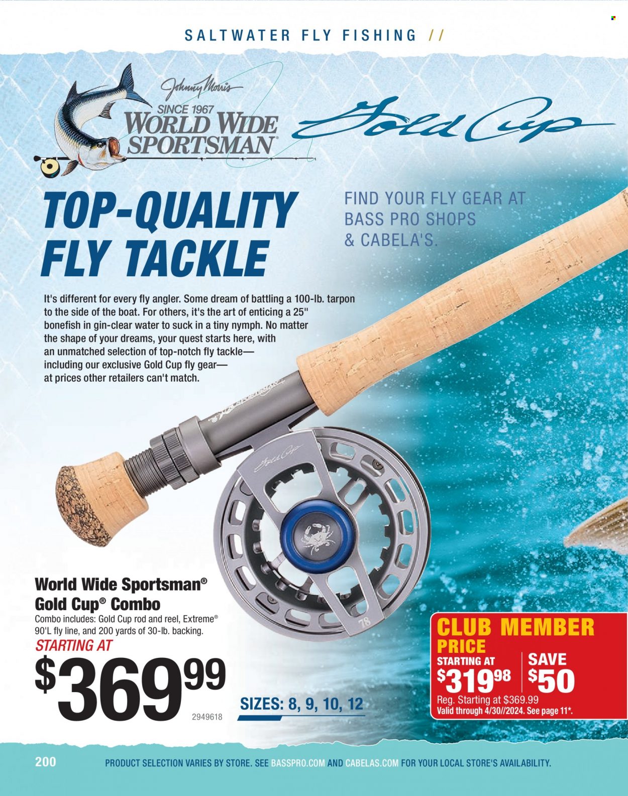 Cabela's ad. Page 1