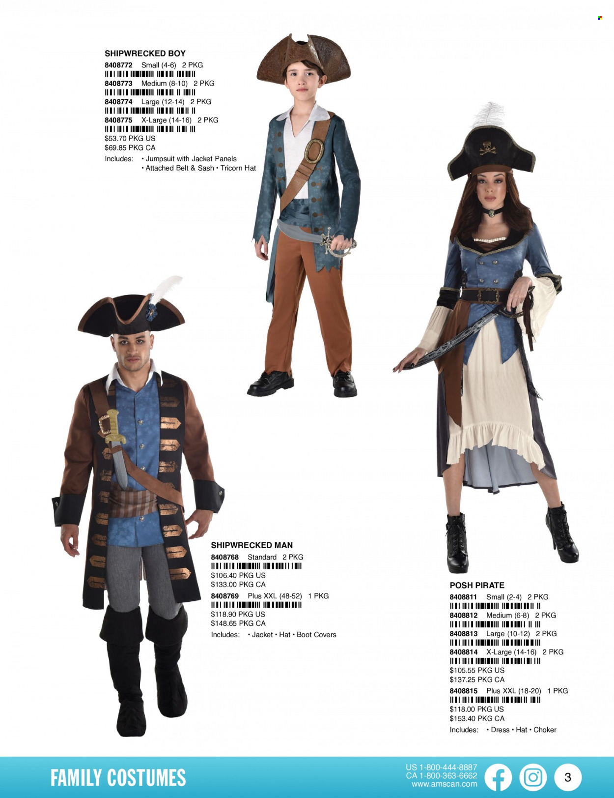 thumbnail - Amscan Flyer - Sales products - costume. Page 6.