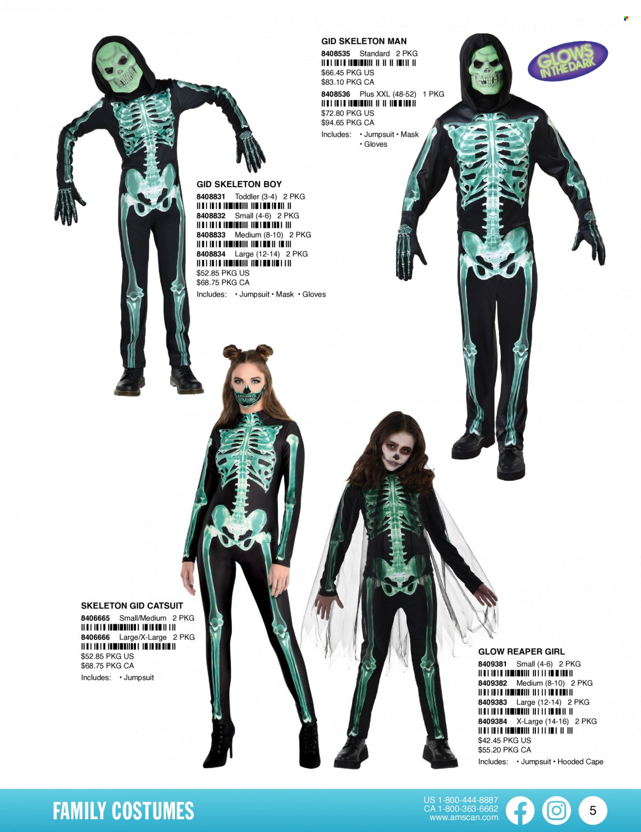 thumbnail - Amscan Flyer - Sales products - costume. Page 8.