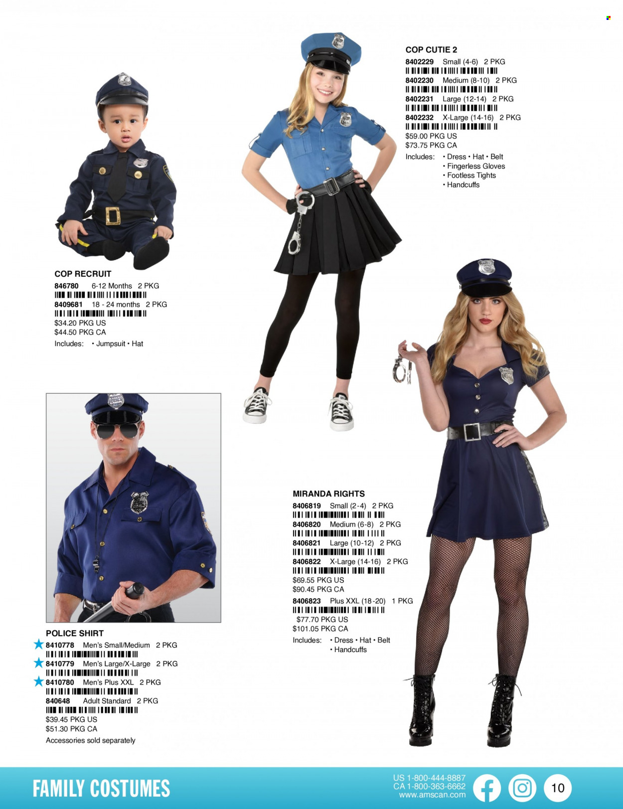 thumbnail - Amscan Flyer - Sales products - costume. Page 13.