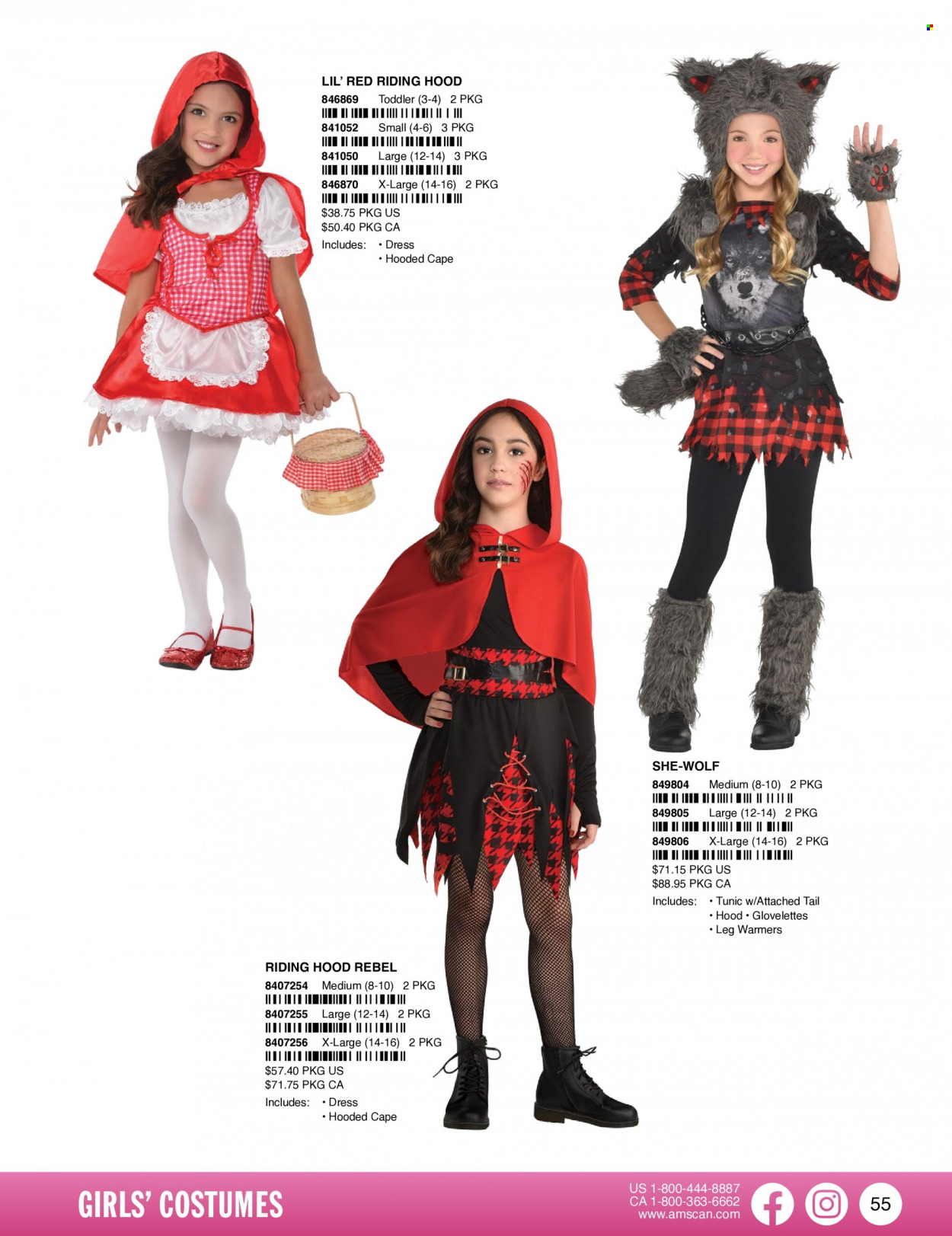 thumbnail - Amscan Flyer - Sales products - costume. Page 58.