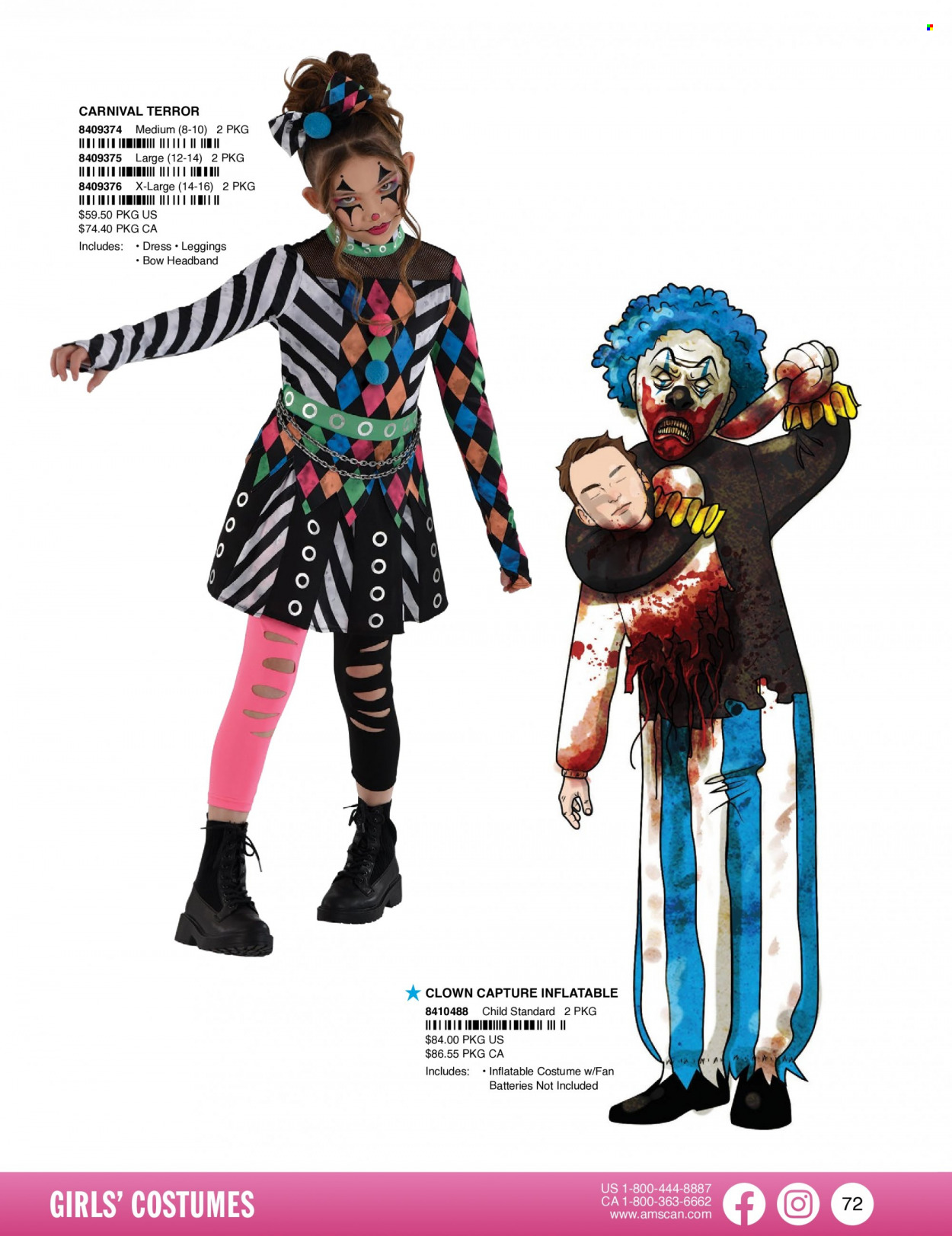 thumbnail - Amscan Flyer - Sales products - costume. Page 75.