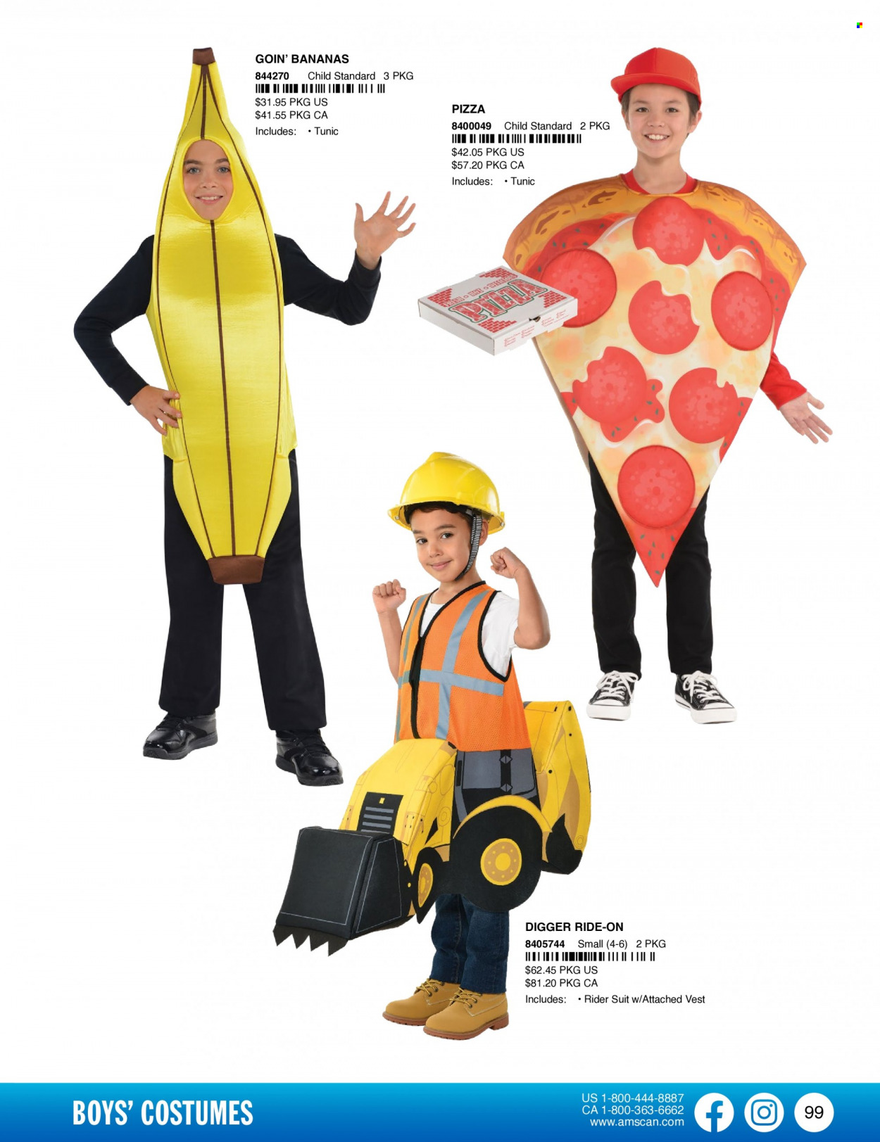 thumbnail - Amscan Flyer - Sales products - costume. Page 102.