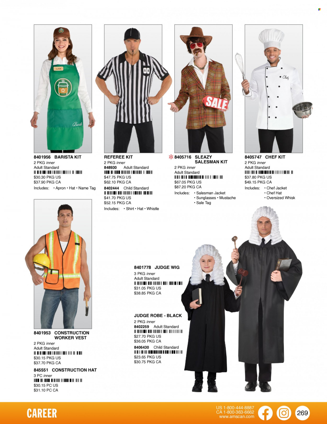 thumbnail - Amscan Flyer - Sales products - apron, costume. Page 272.