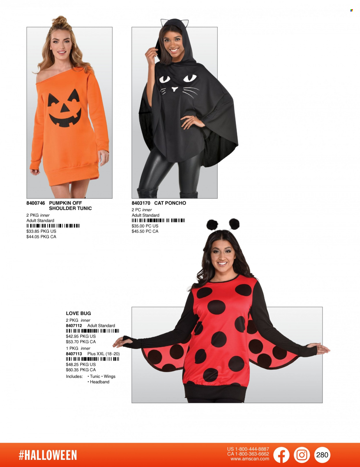 thumbnail - Amscan Flyer - Sales products - Halloween. Page 283.