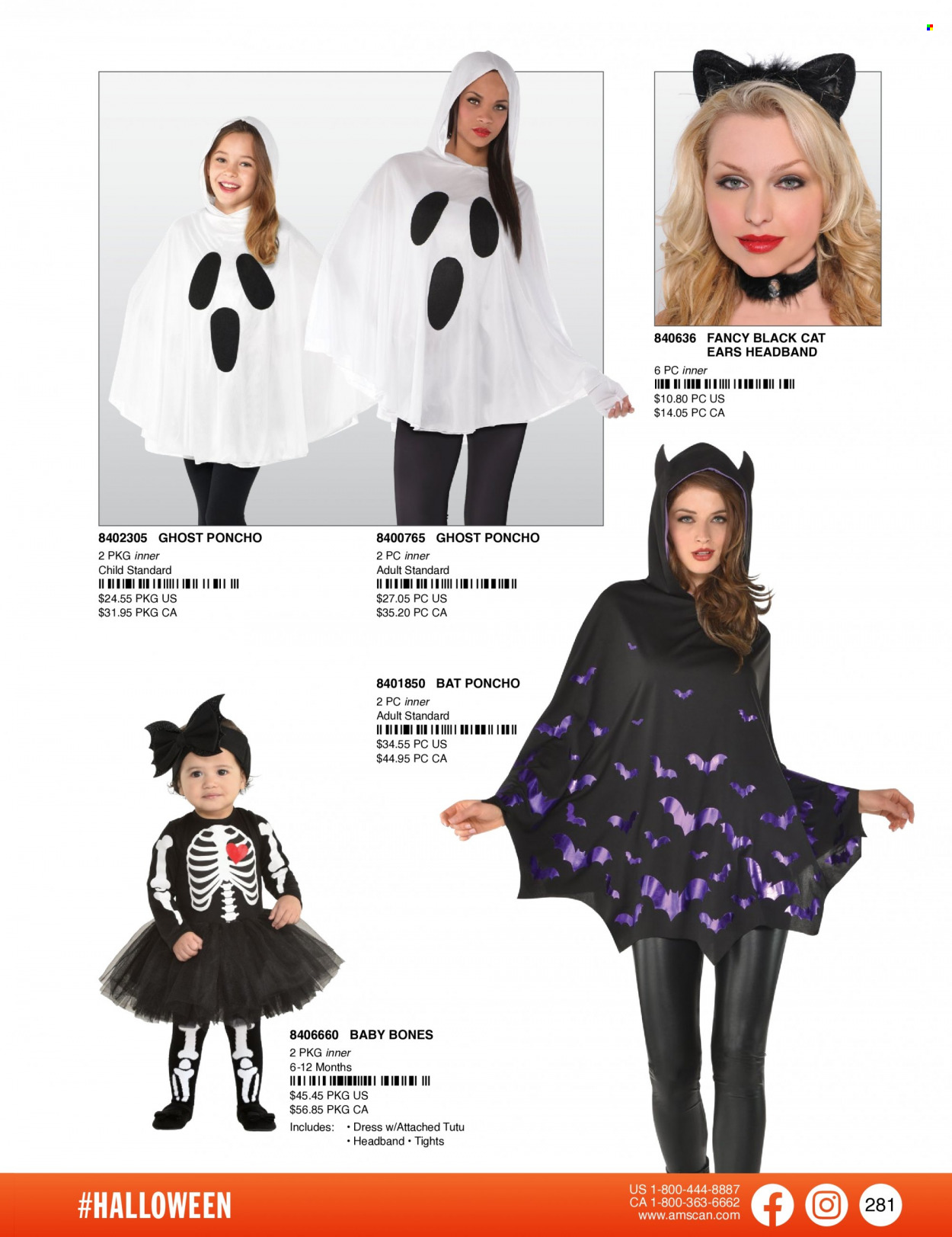 thumbnail - Amscan Flyer - Sales products - Halloween. Page 284.