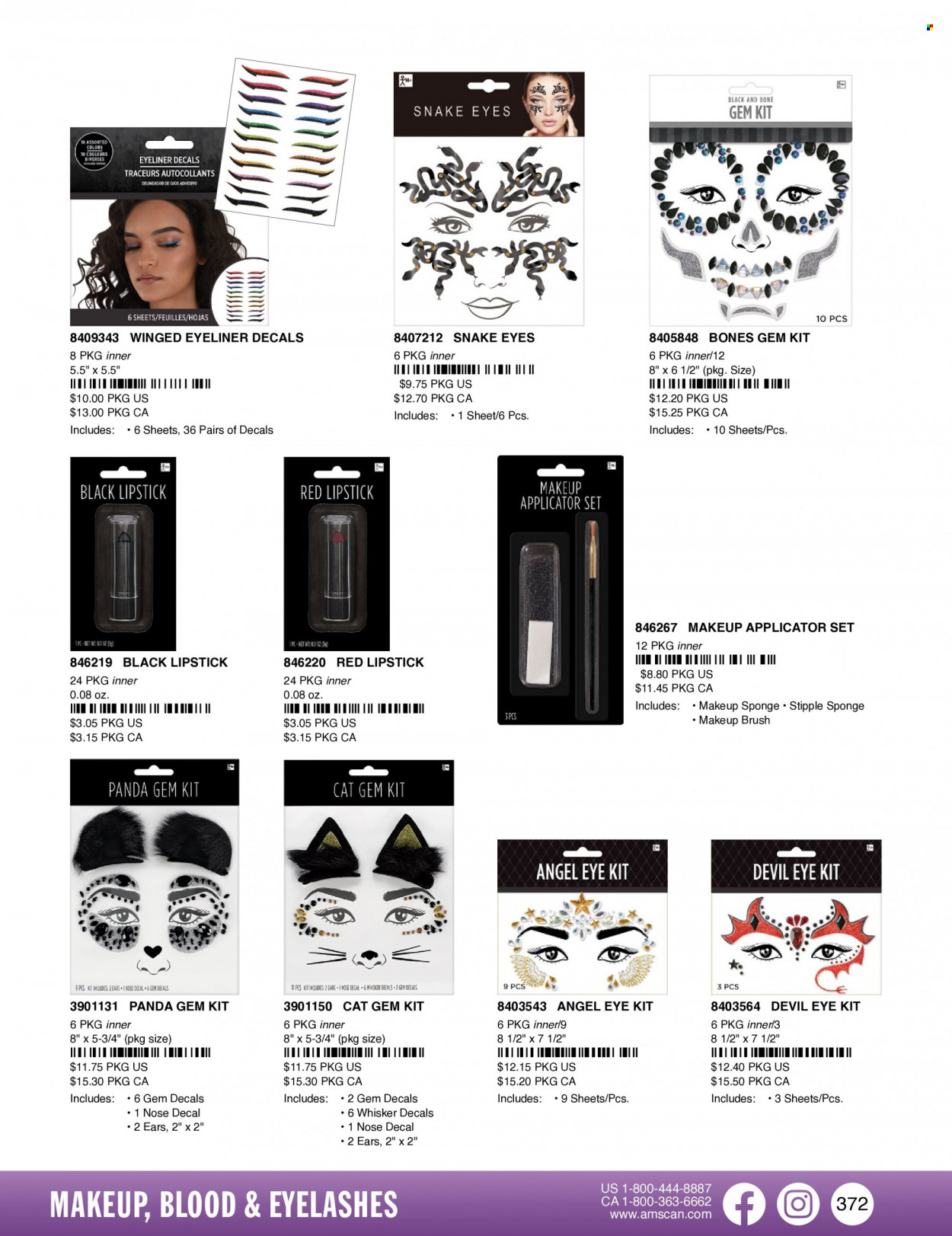 thumbnail - Amscan Flyer - Sales products - panda. Page 375.
