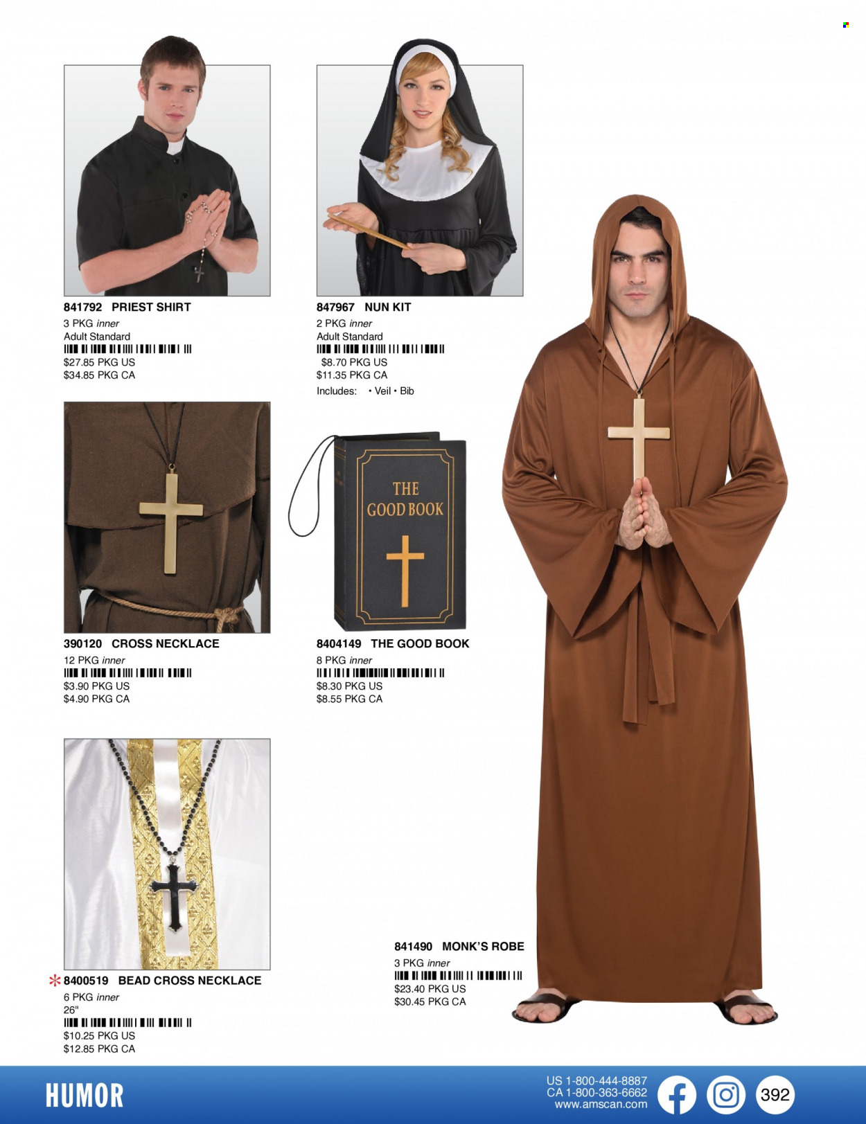 thumbnail - Amscan Flyer - Sales products - costume. Page 395.
