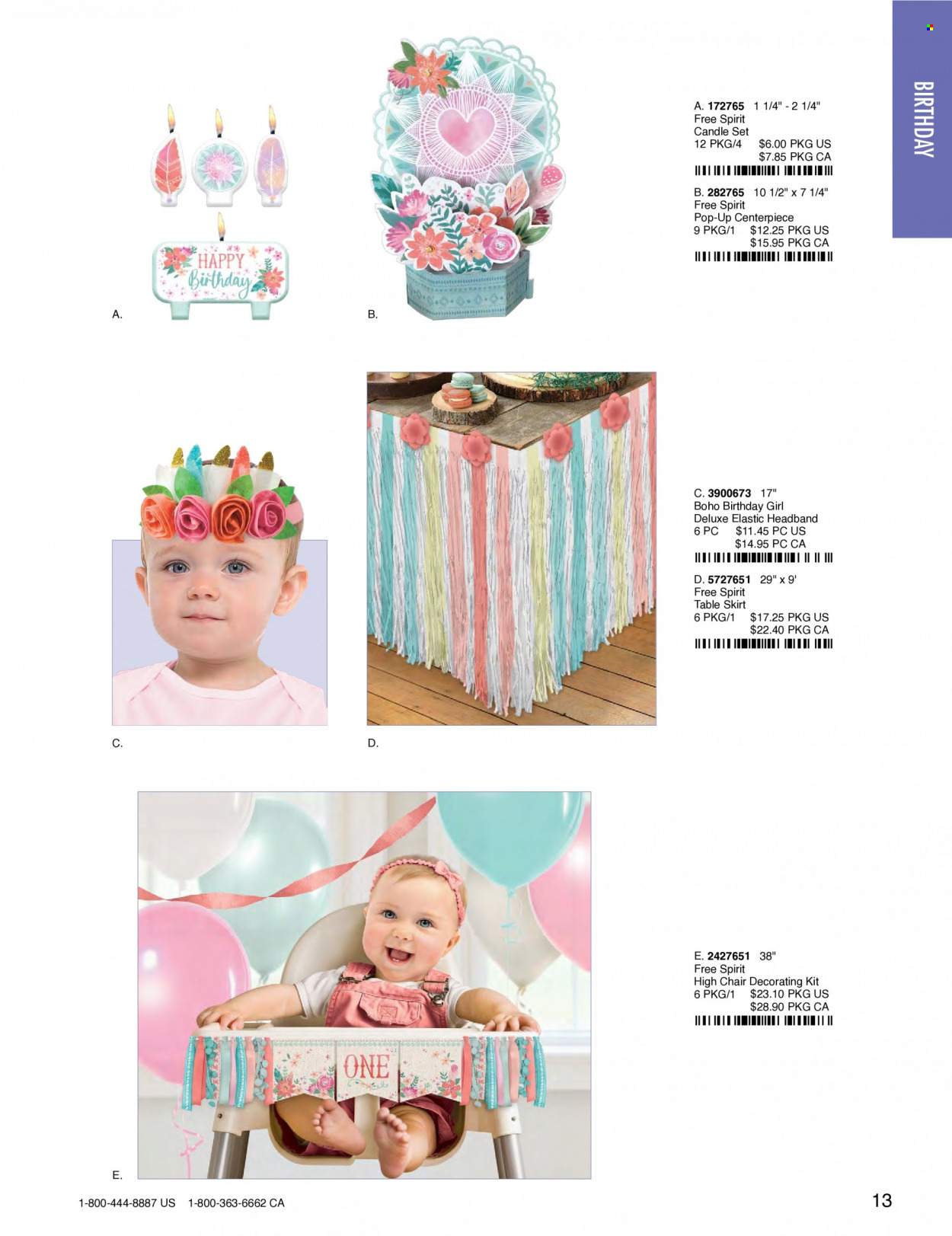 thumbnail - Amscan Flyer - Sales products - candle. Page 16.