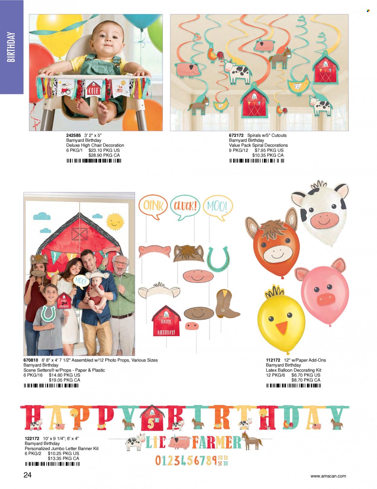 thumbnail - Amscan Flyer - Sales products - paper, balloons. Page 27.