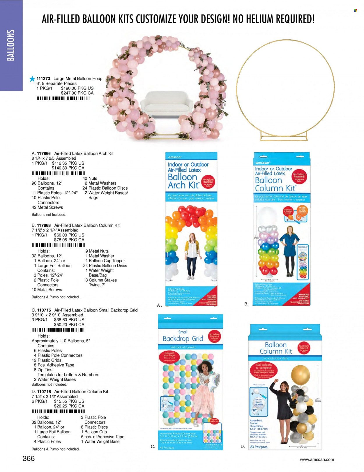 thumbnail - Amscan Flyer - Sales products - cup, bag, balloons. Page 369.