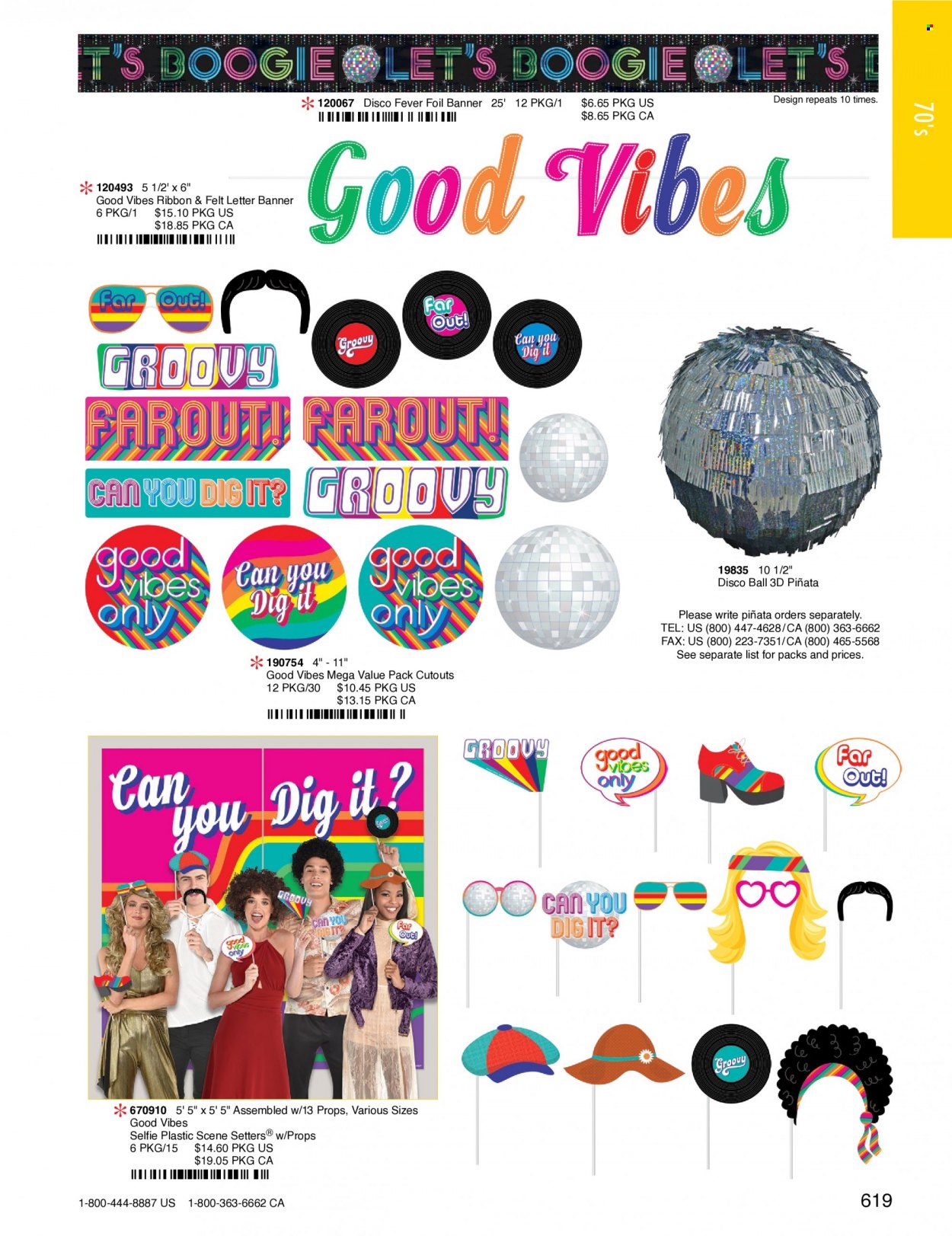 thumbnail - Amscan Flyer - Sales products - disco ball. Page 622.