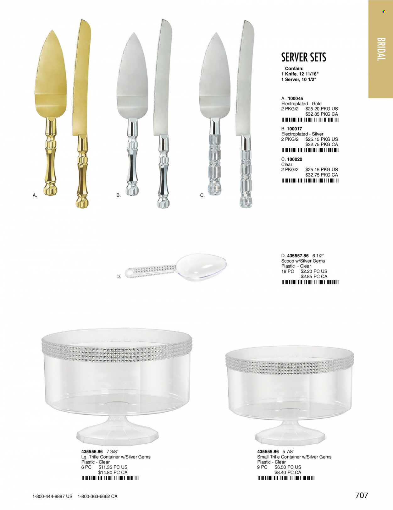 thumbnail - Amscan Flyer - Sales products - knife, container. Page 710.