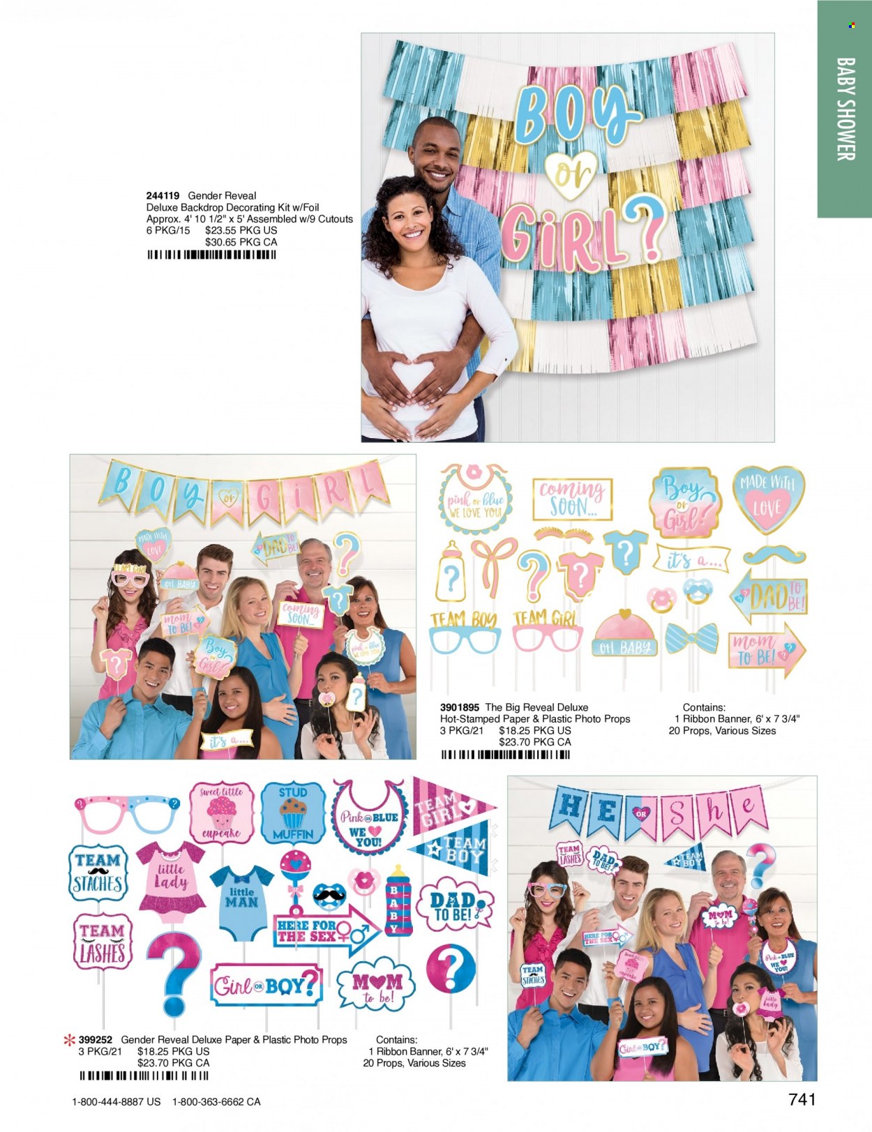 thumbnail - Amscan Flyer - Sales products - paper. Page 744.