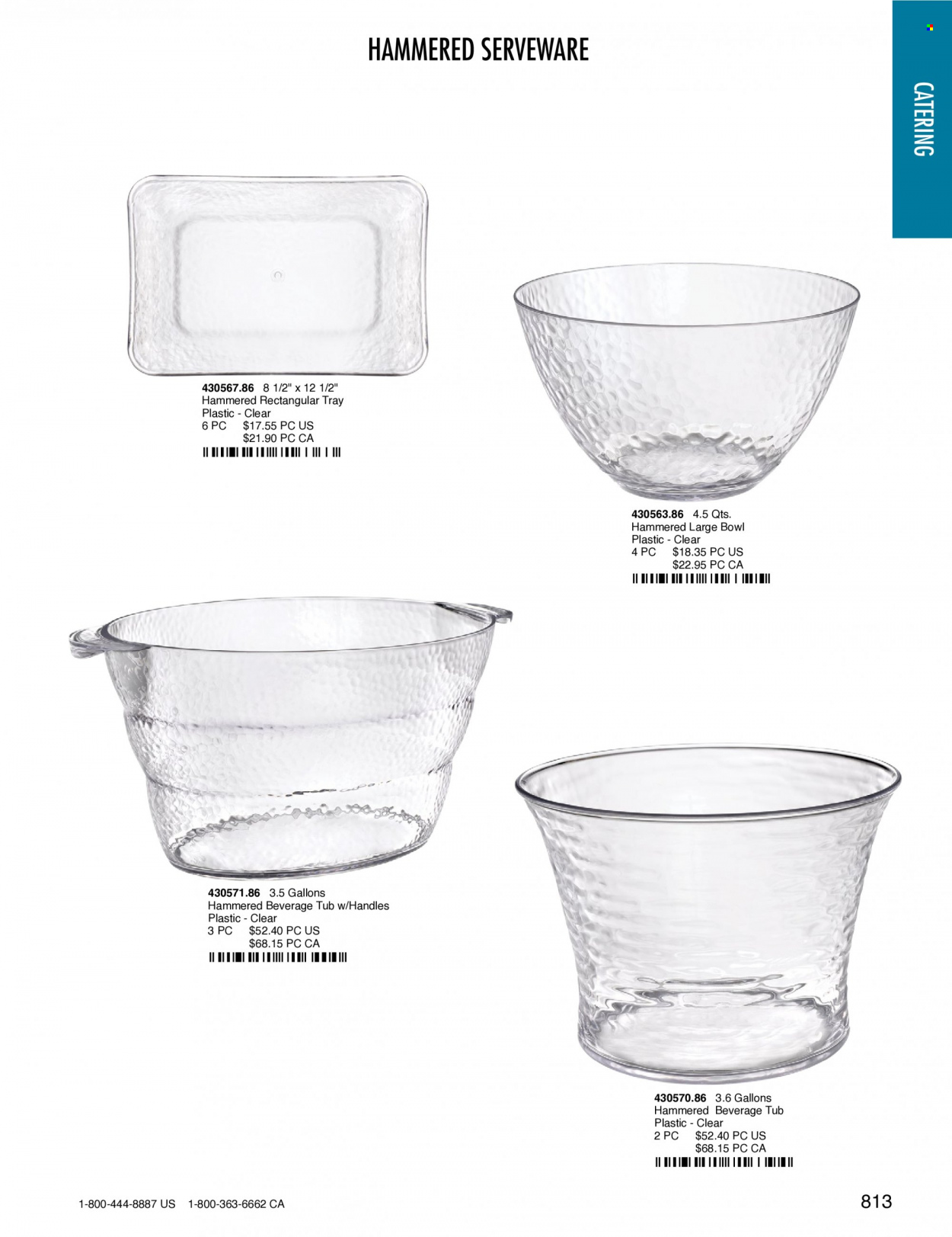 thumbnail - Amscan Flyer - Sales products - beverage tub, tray, serveware. Page 816.