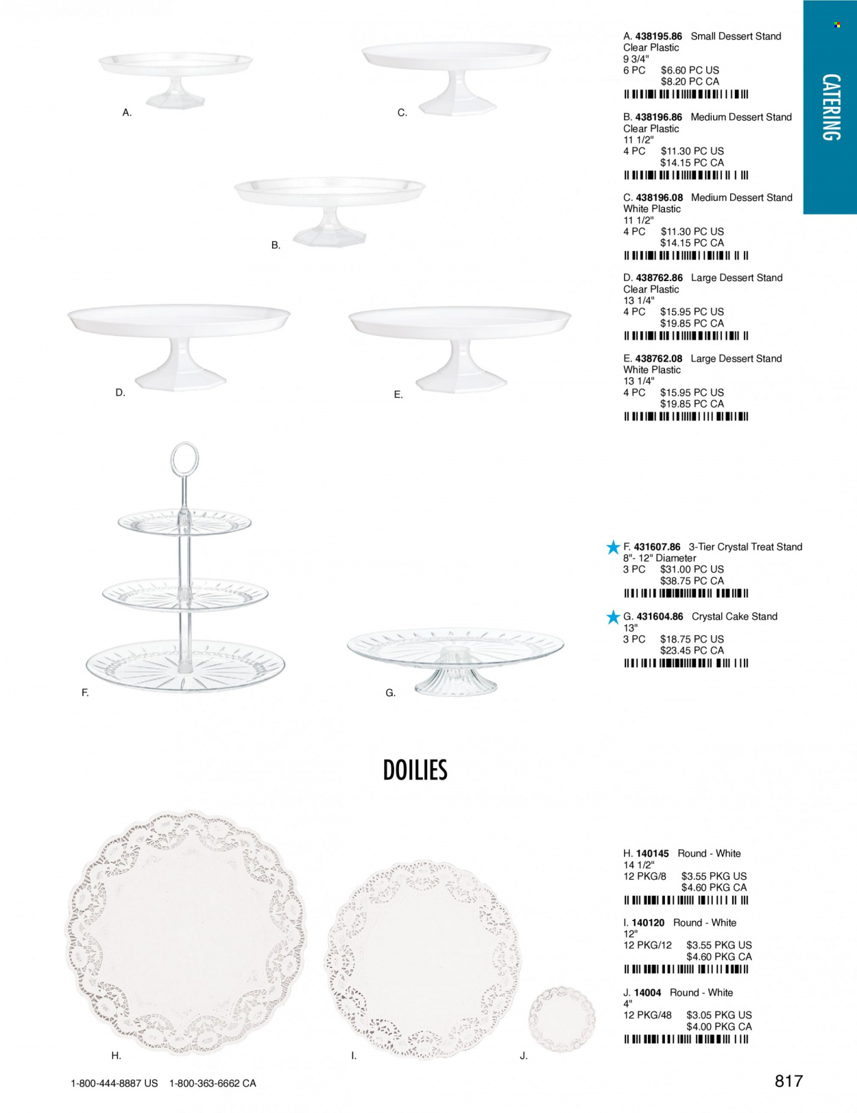thumbnail - Amscan Flyer - Sales products - cake stand. Page 820.