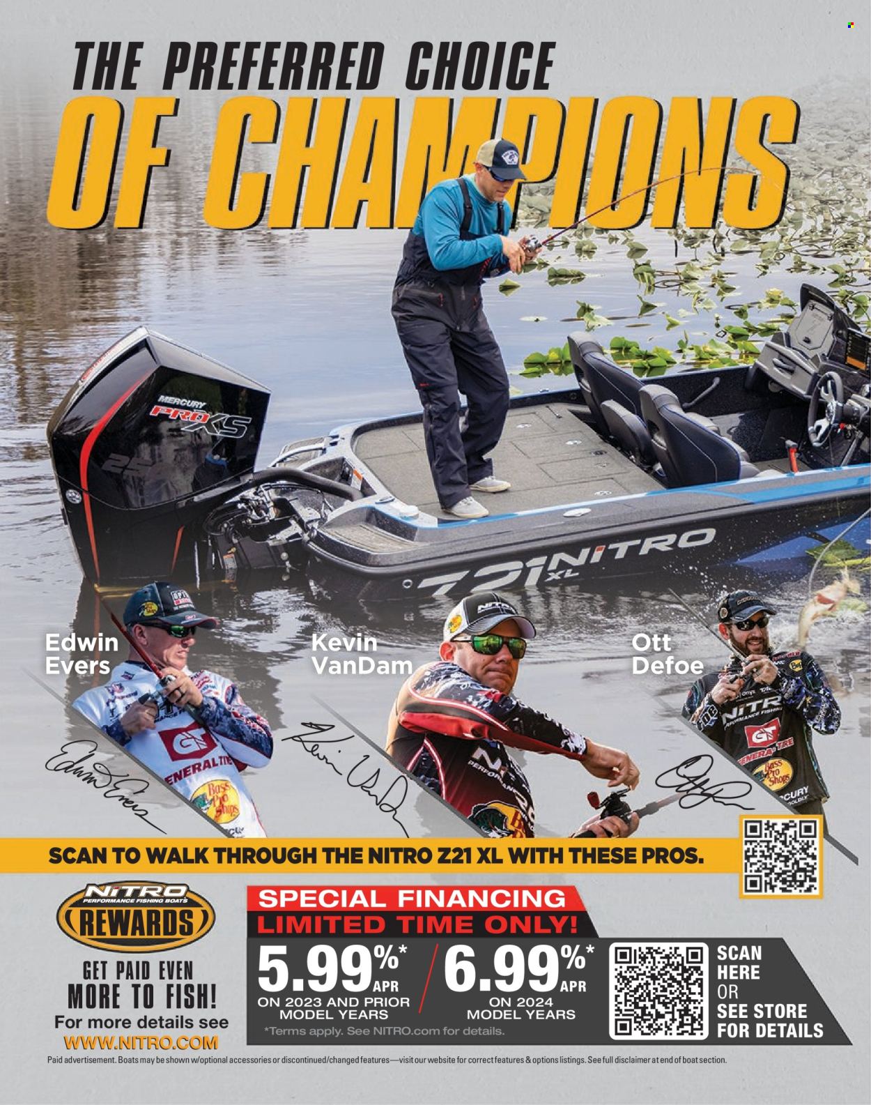 thumbnail - Cabela's Flyer - Sales products - fish, Bass Pro, boat. Page 26.