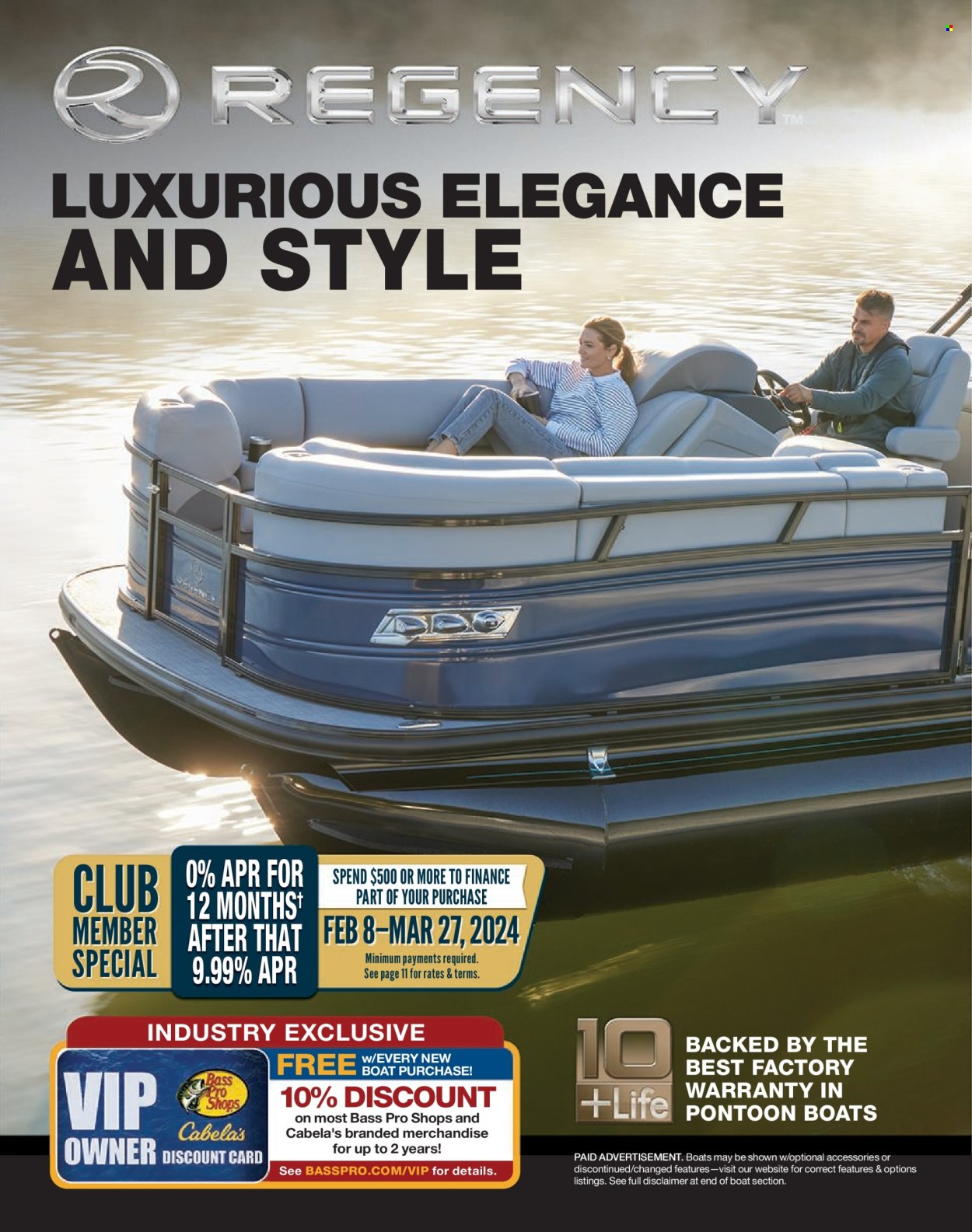 thumbnail - Cabela's Flyer - Sales products - Bass Pro, boat. Page 46.