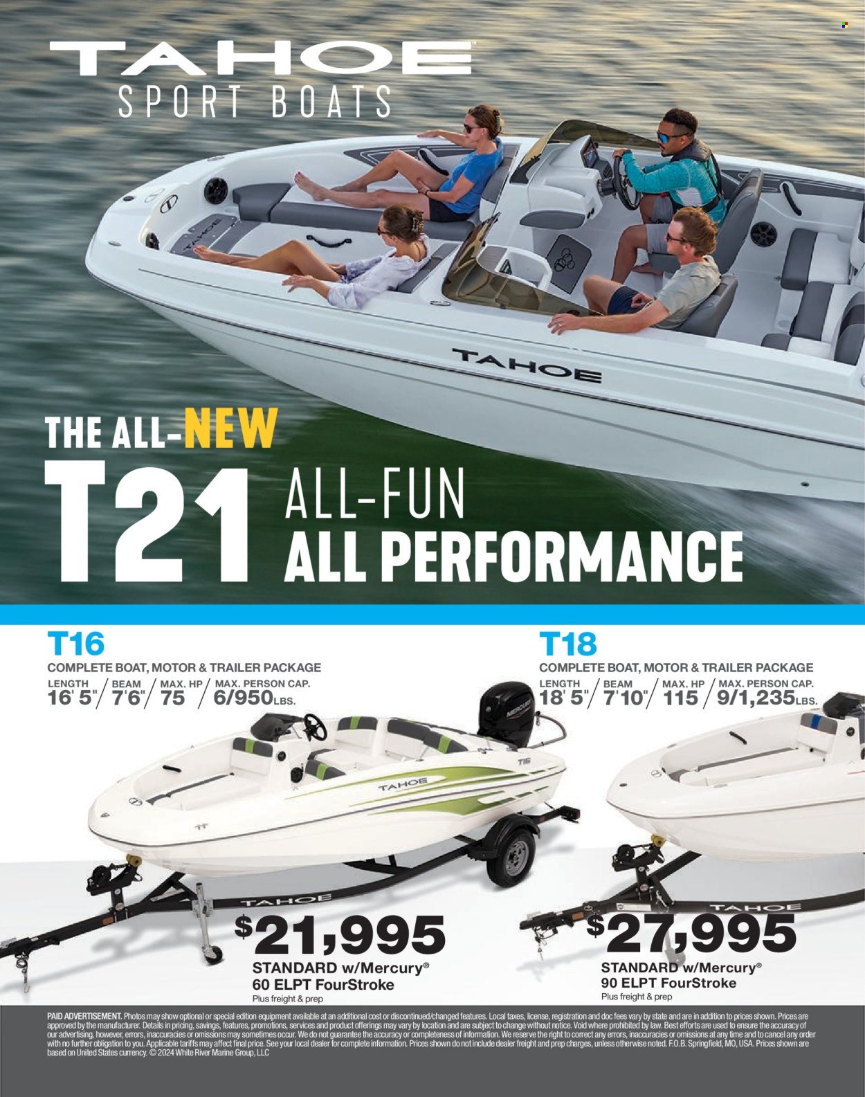 thumbnail - Cabela's Flyer - Sales products - boat, trailer. Page 48.