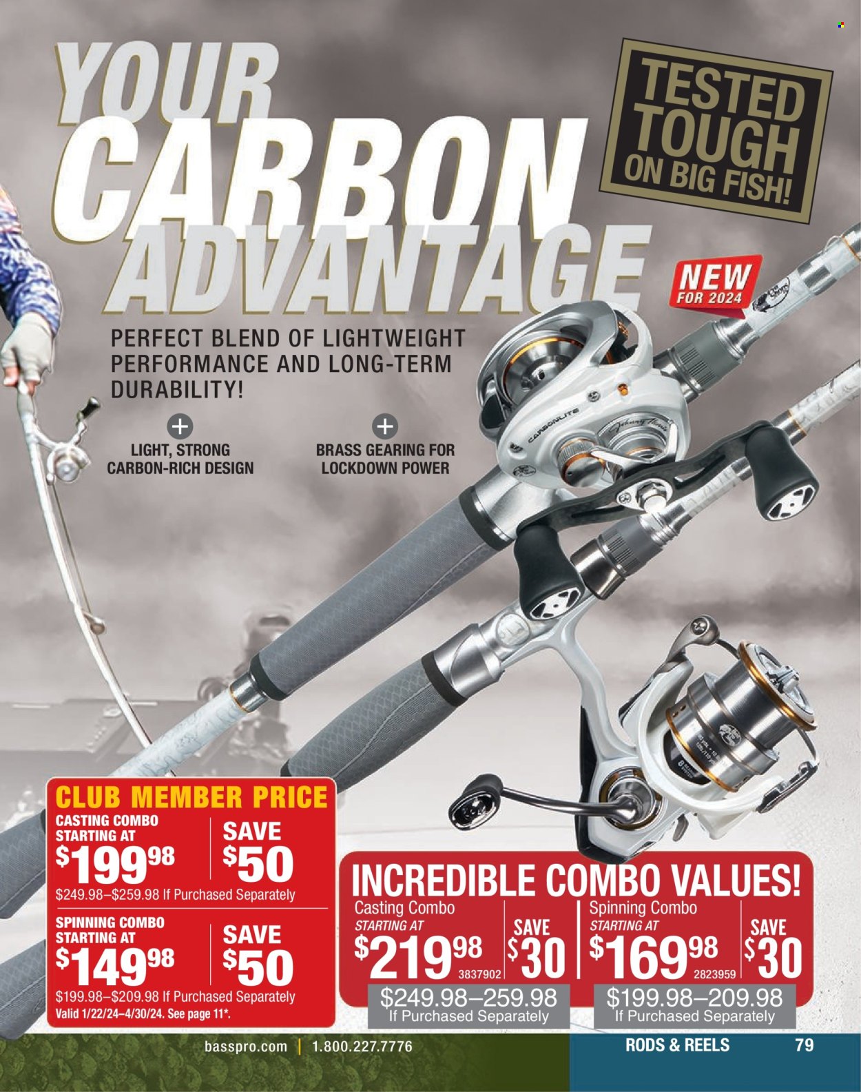 thumbnail - Cabela's Flyer - Sales products - fish. Page 79.