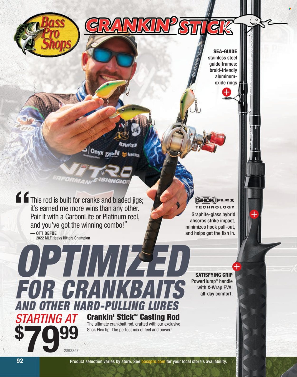 thumbnail - Cabela's Flyer - Sales products - fish, reel. Page 92.