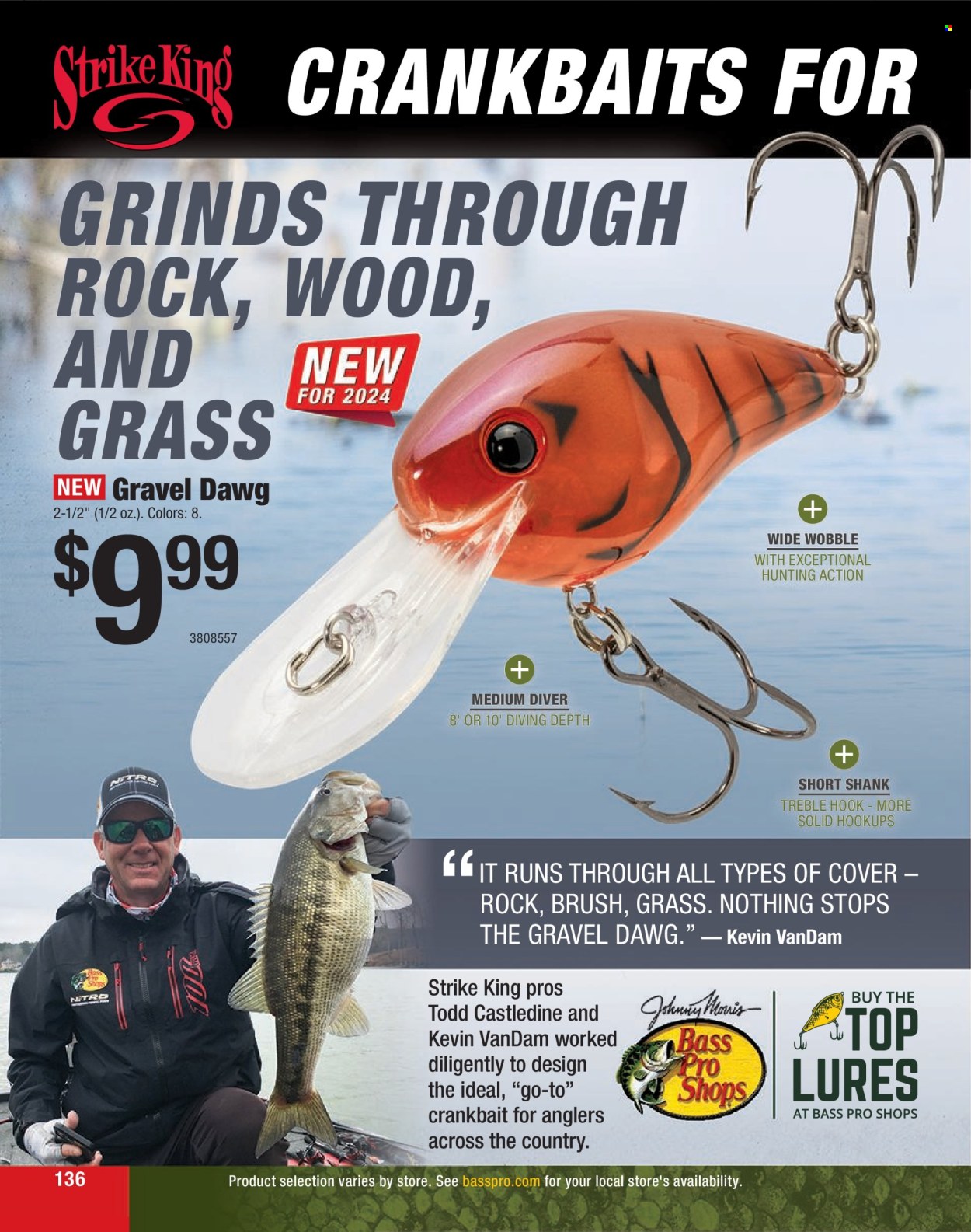 thumbnail - Cabela's Flyer - Sales products - Bass Pro, brush. Page 136.