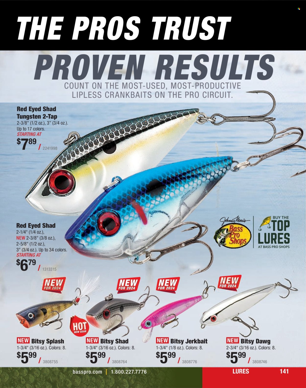 thumbnail - Cabela's Flyer - Sales products - Trust, Bass Pro. Page 141.
