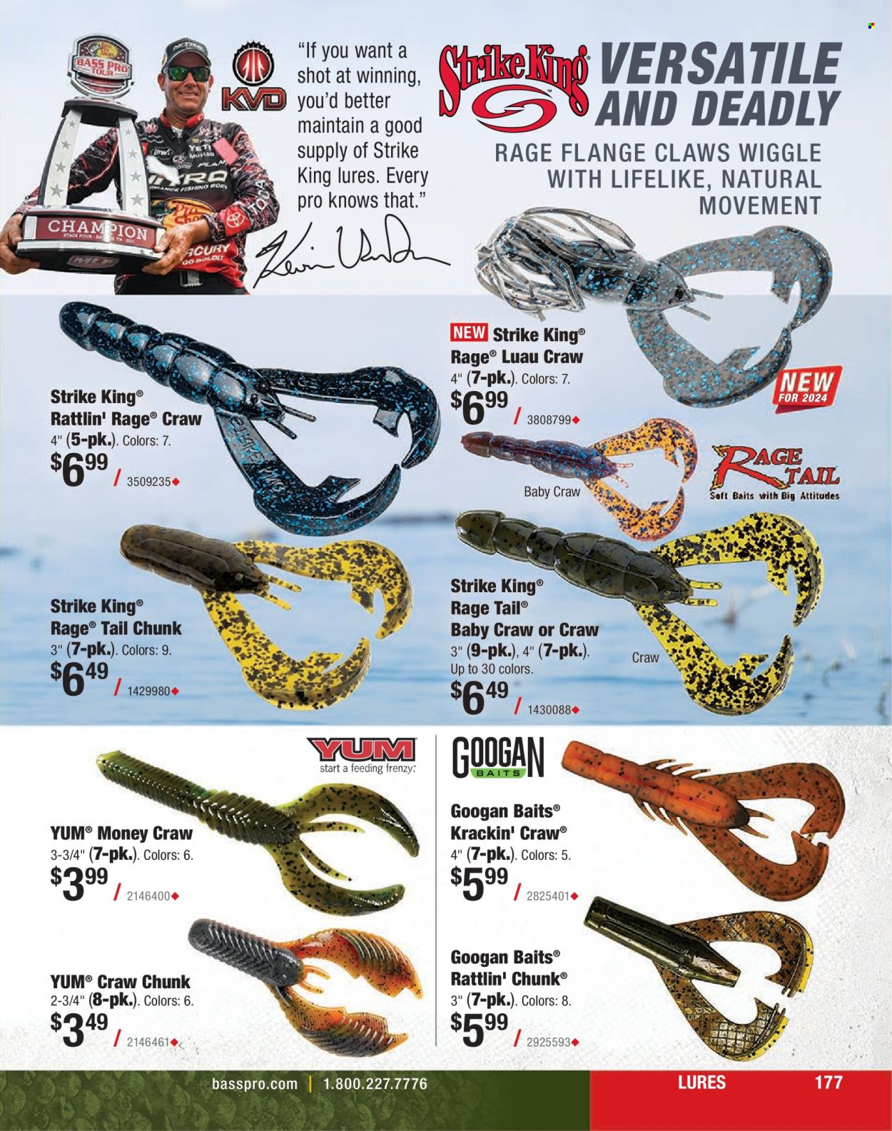 thumbnail - Cabela's Flyer - Sales products - Bass Pro. Page 177.