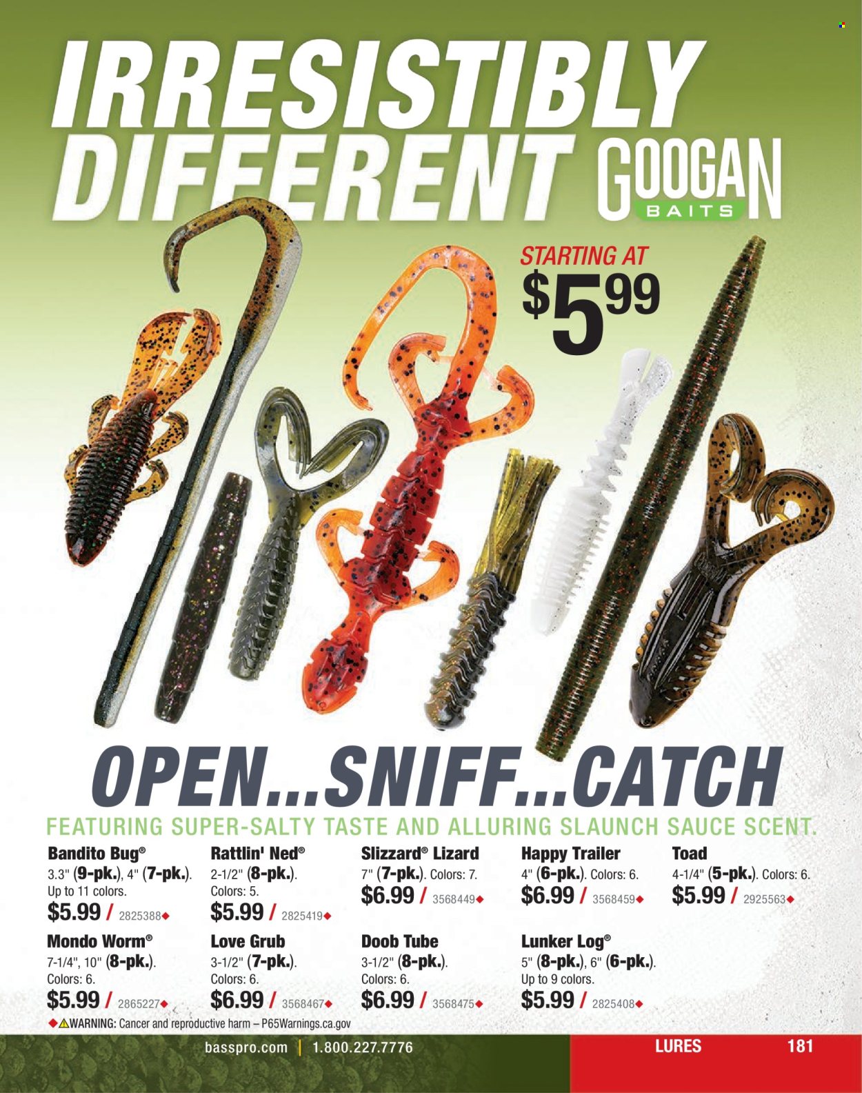 thumbnail - Cabela's Flyer - Sales products - trailer. Page 181.