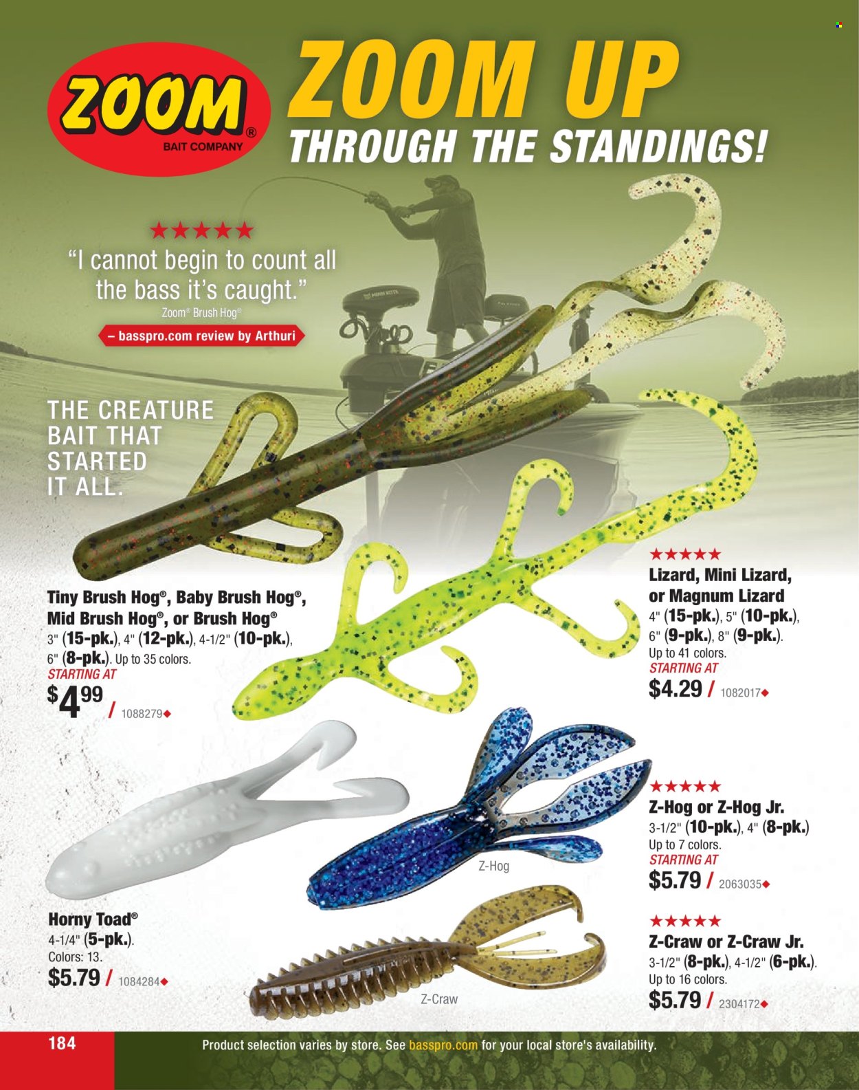 thumbnail - Cabela's Flyer - Sales products - brush. Page 184.