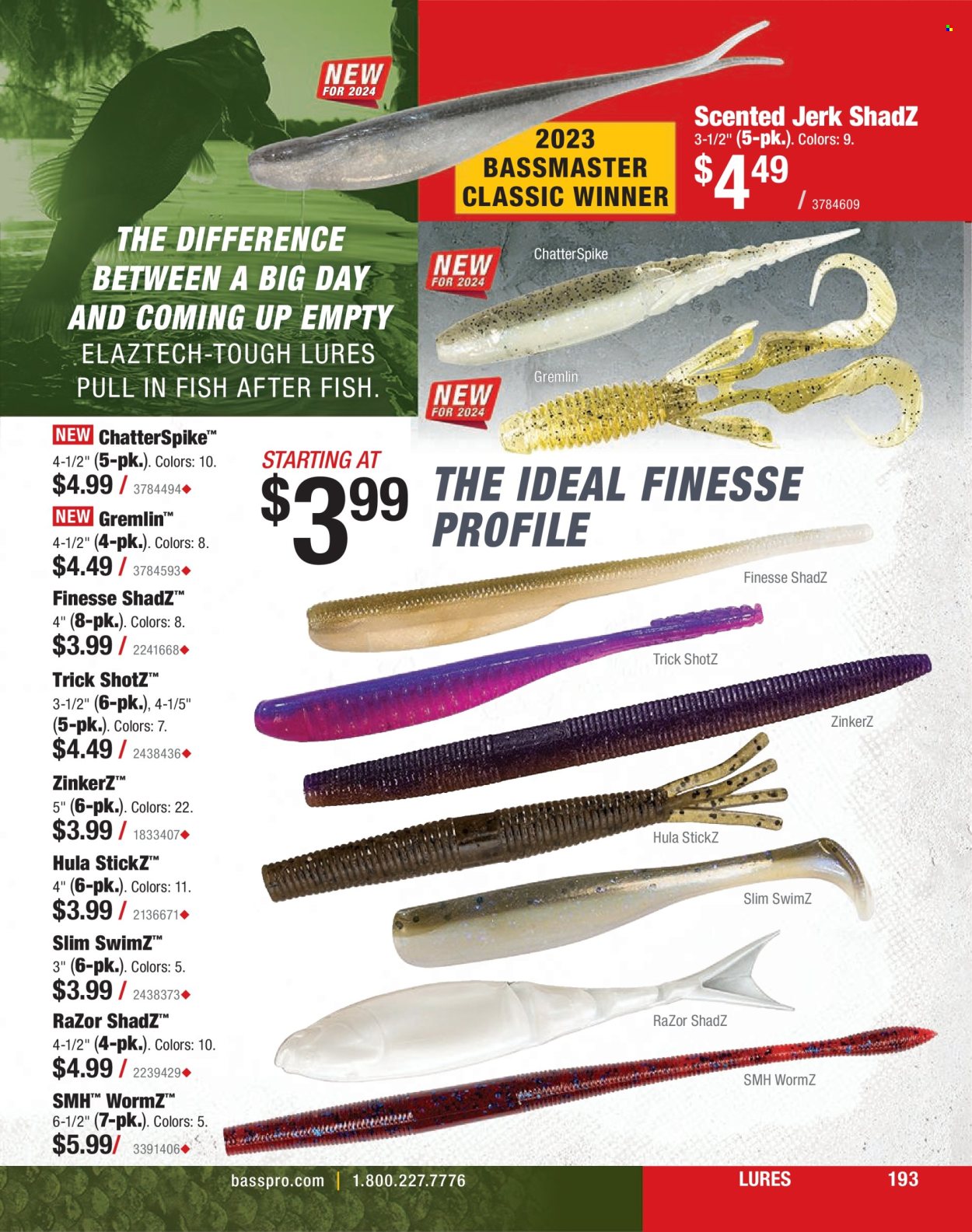 thumbnail - Cabela's Flyer - Sales products - fish, razor. Page 193.