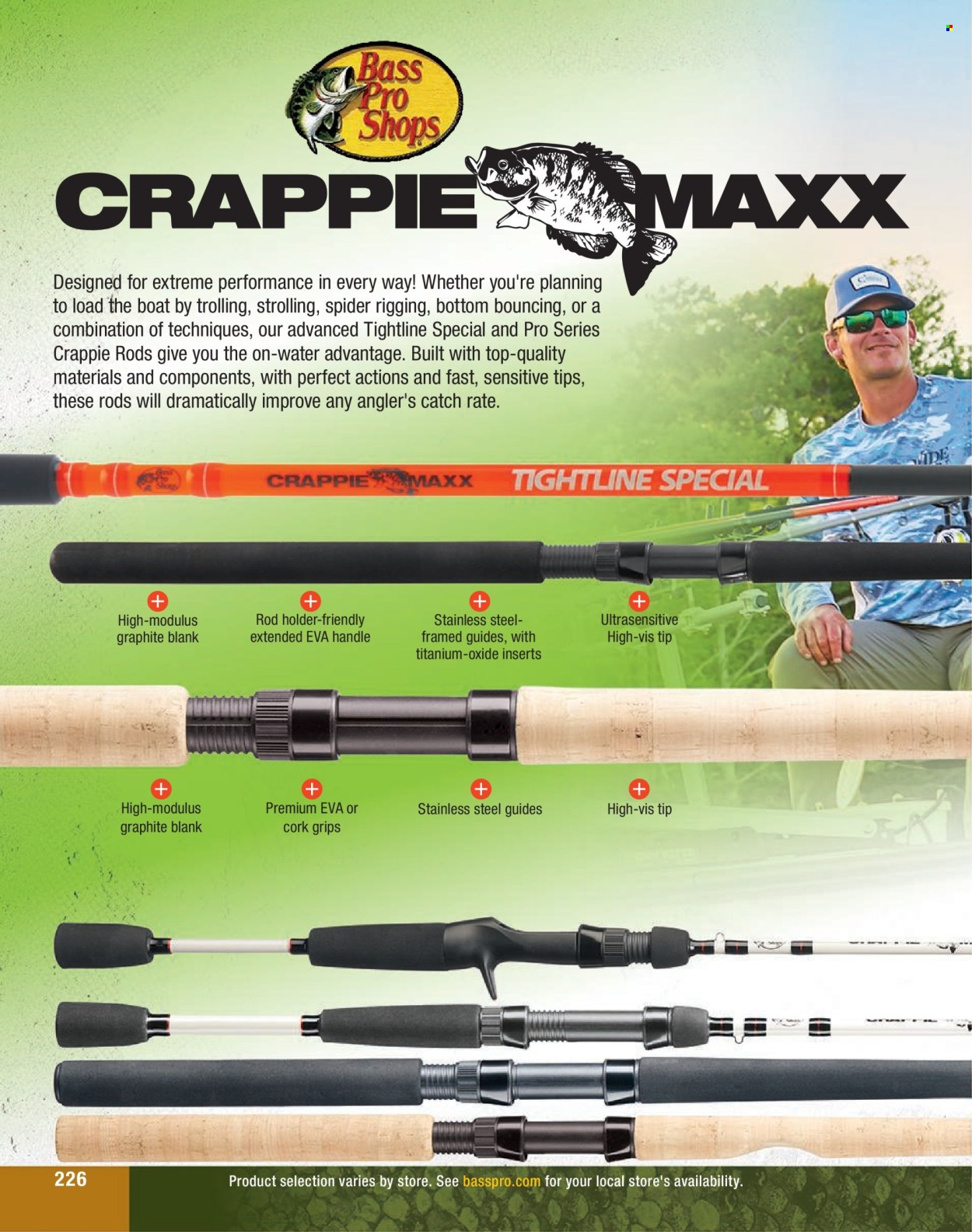 thumbnail - Cabela's Flyer - Sales products - rod holder. Page 226.
