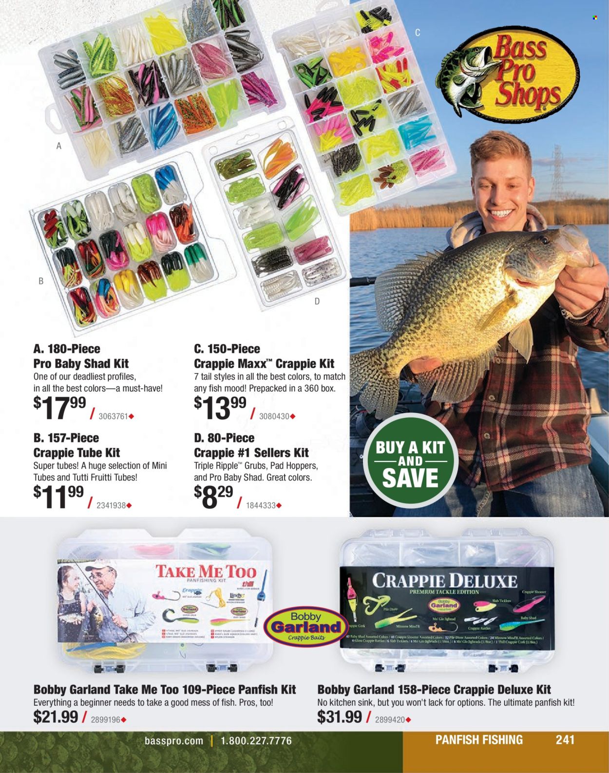 thumbnail - Cabela's Flyer - Sales products - fish, Lack, Bass Pro. Page 241.
