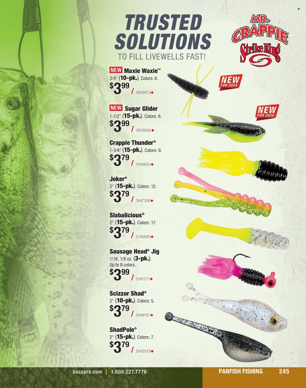 thumbnail - Cabela's Flyer - Sales products - jig. Page 245.